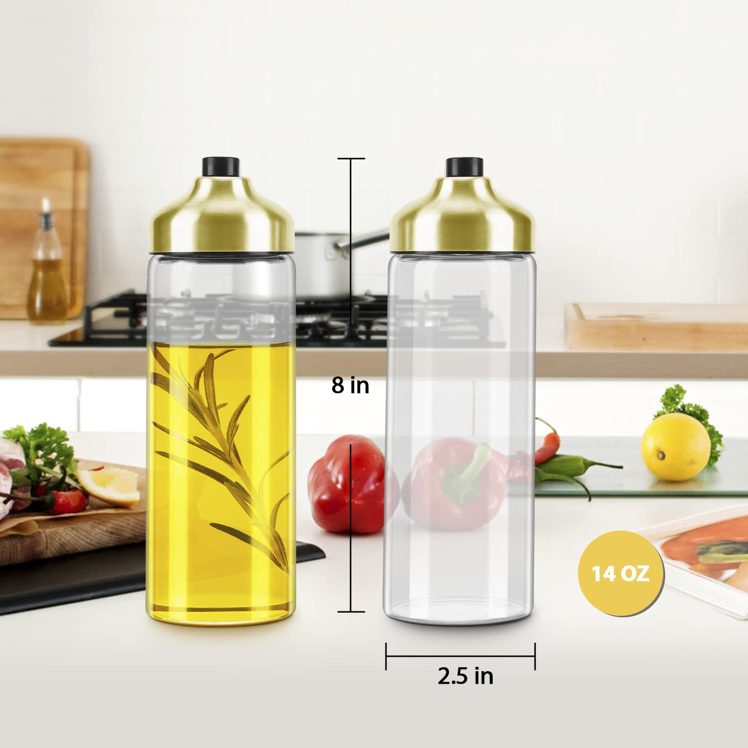 Gold Oil Dispenser