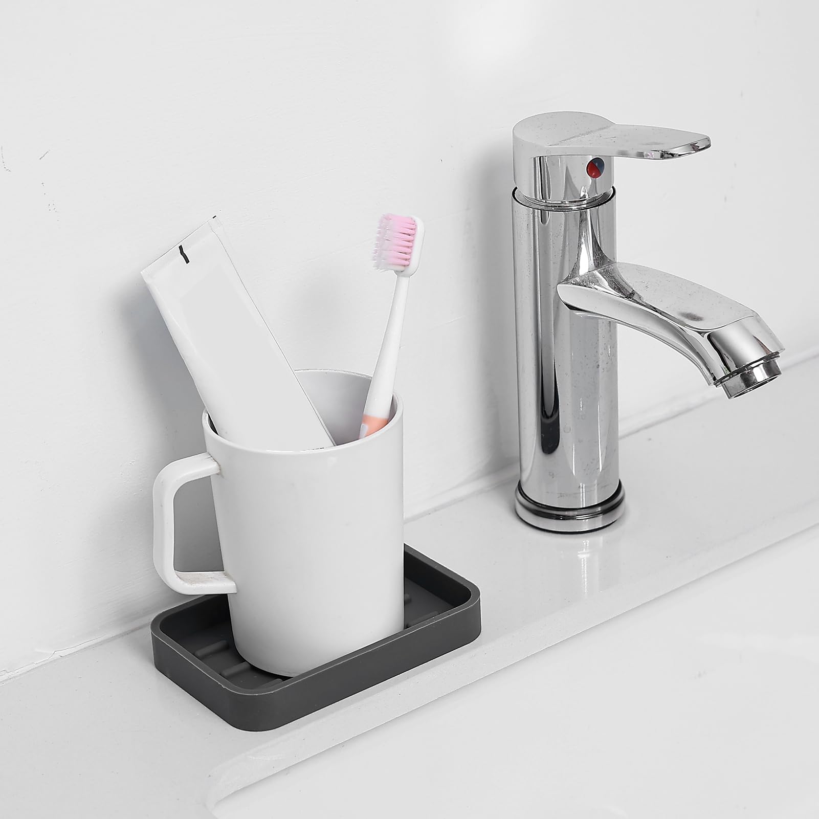 Silicone Kitchen Sink Organizer Tray for Multiple Usage
