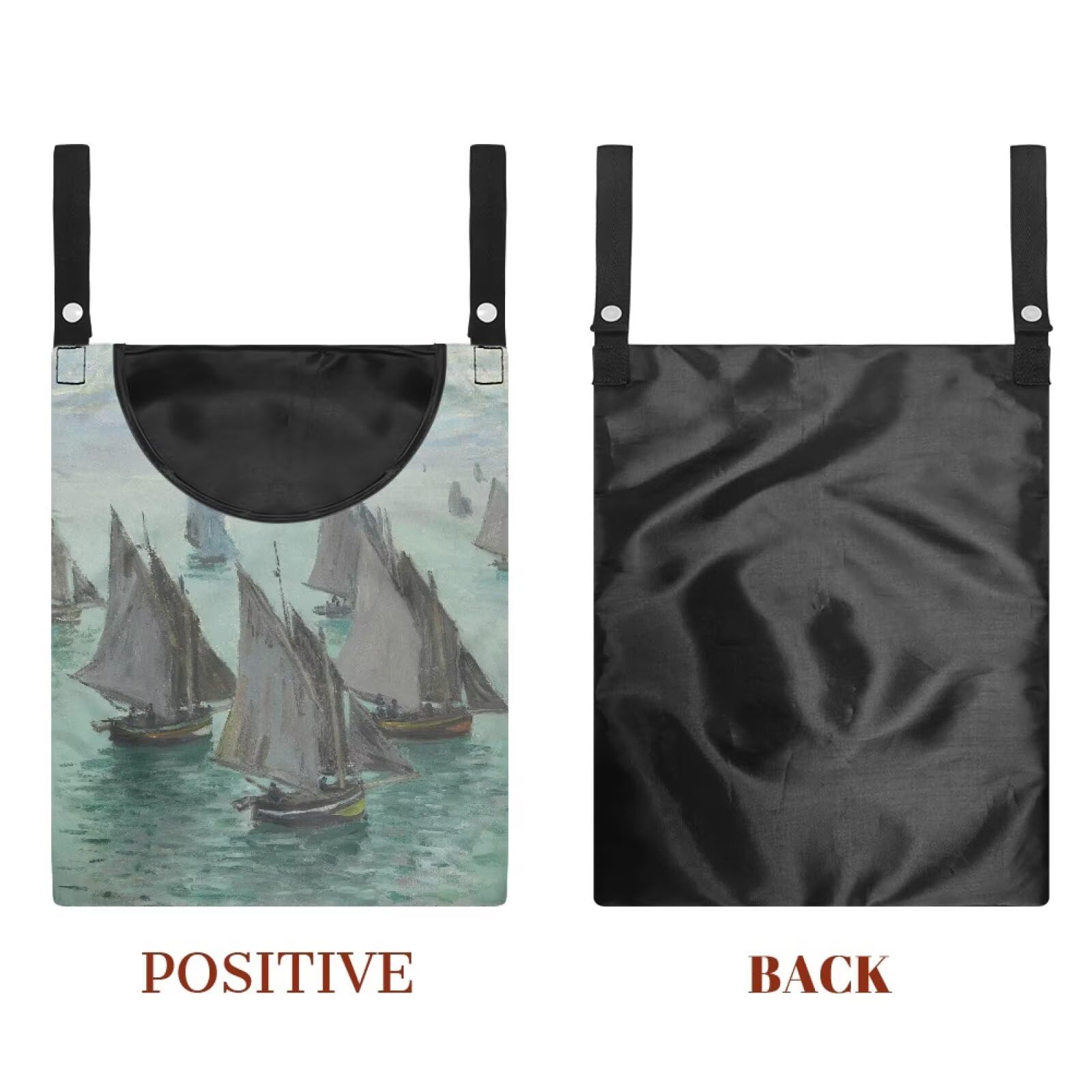 Monet Oil Painting Outdoor Clothespin Bag