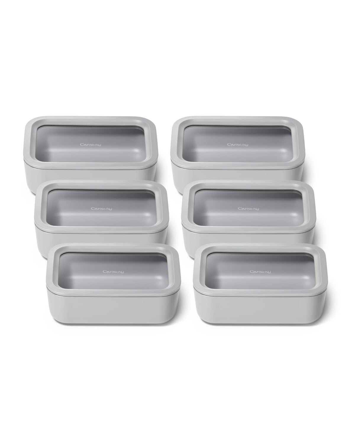 6 Piece Glass Food Storage Set with Lids (6 Count)