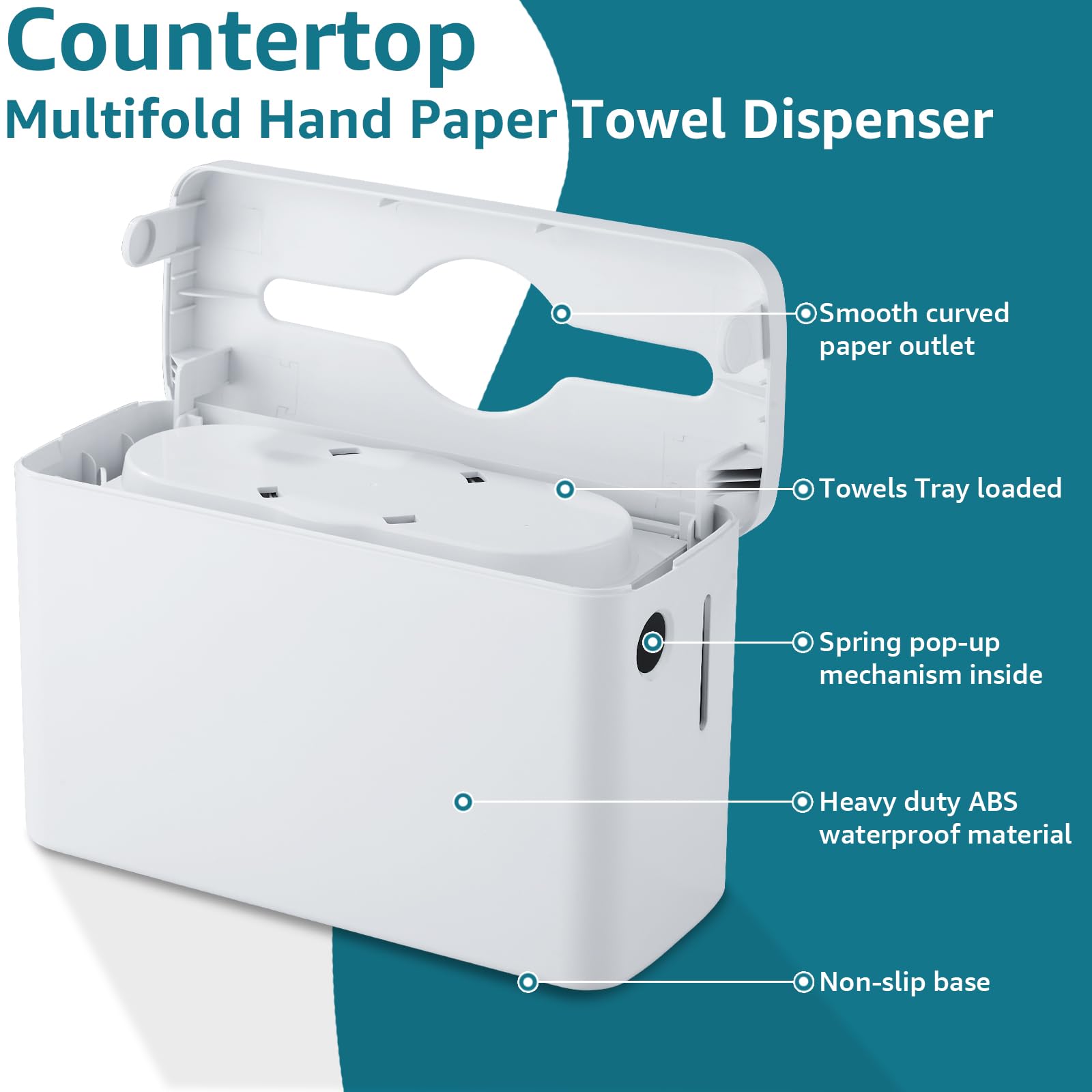 Folded Paper Towel Dispenser Countertop