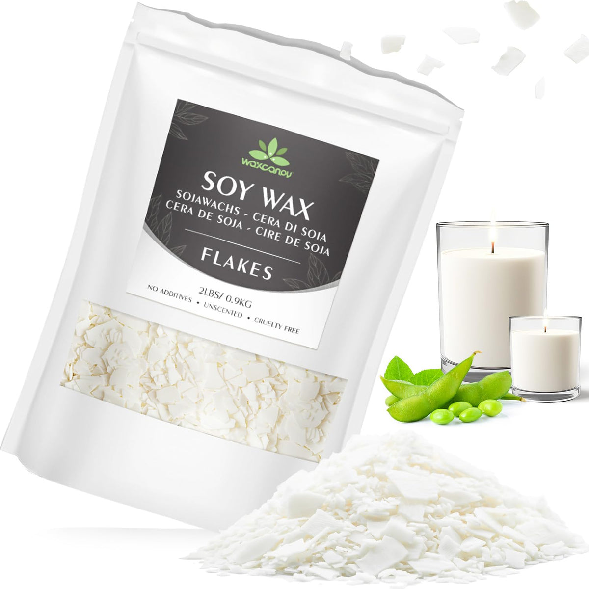 Soy Wax Flakes (32 Ounce)