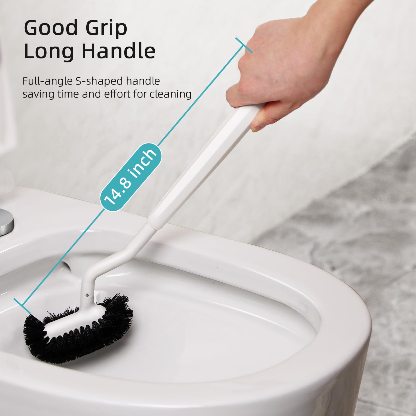 Toilet Bowl Brush Holder Set (3 Count)