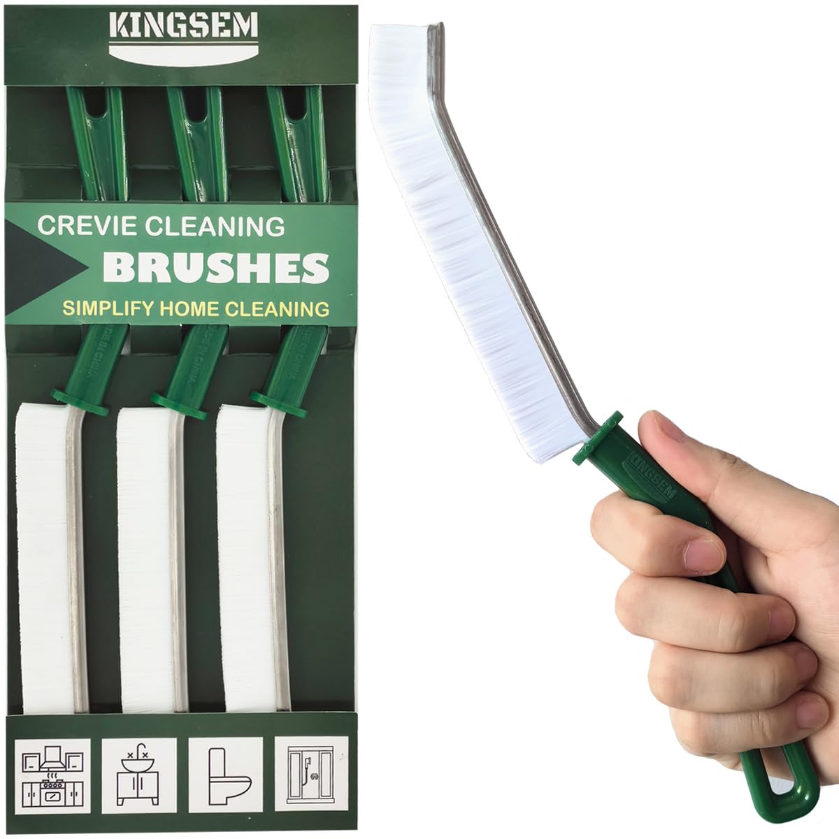 New Crevice Cleaning Brush (3 Count)