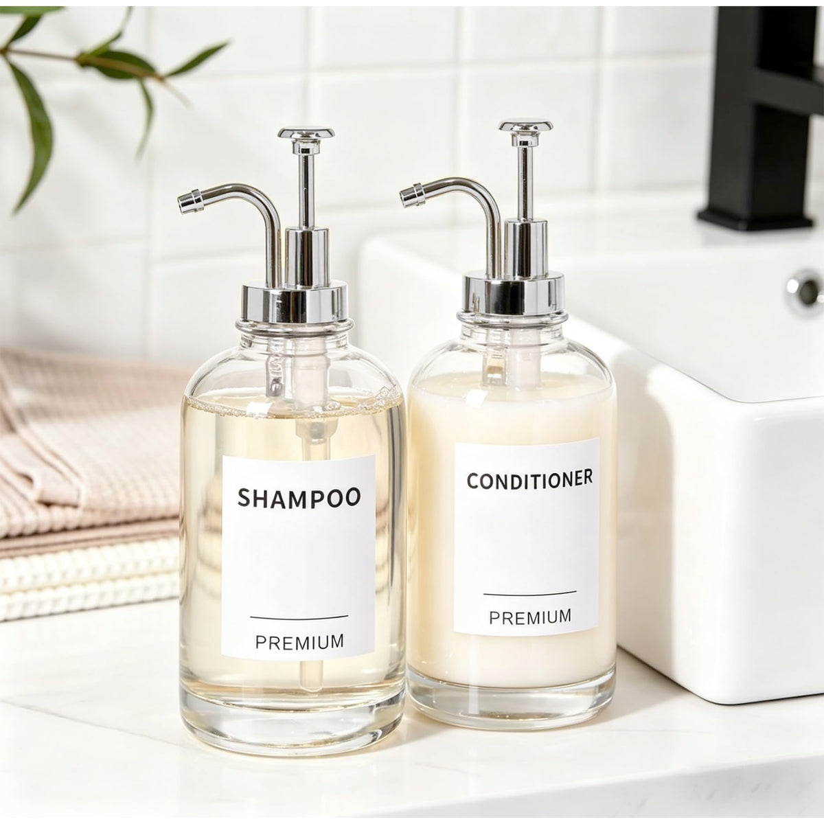 Dish Soap Dispenser for Kitchen (2 Count)