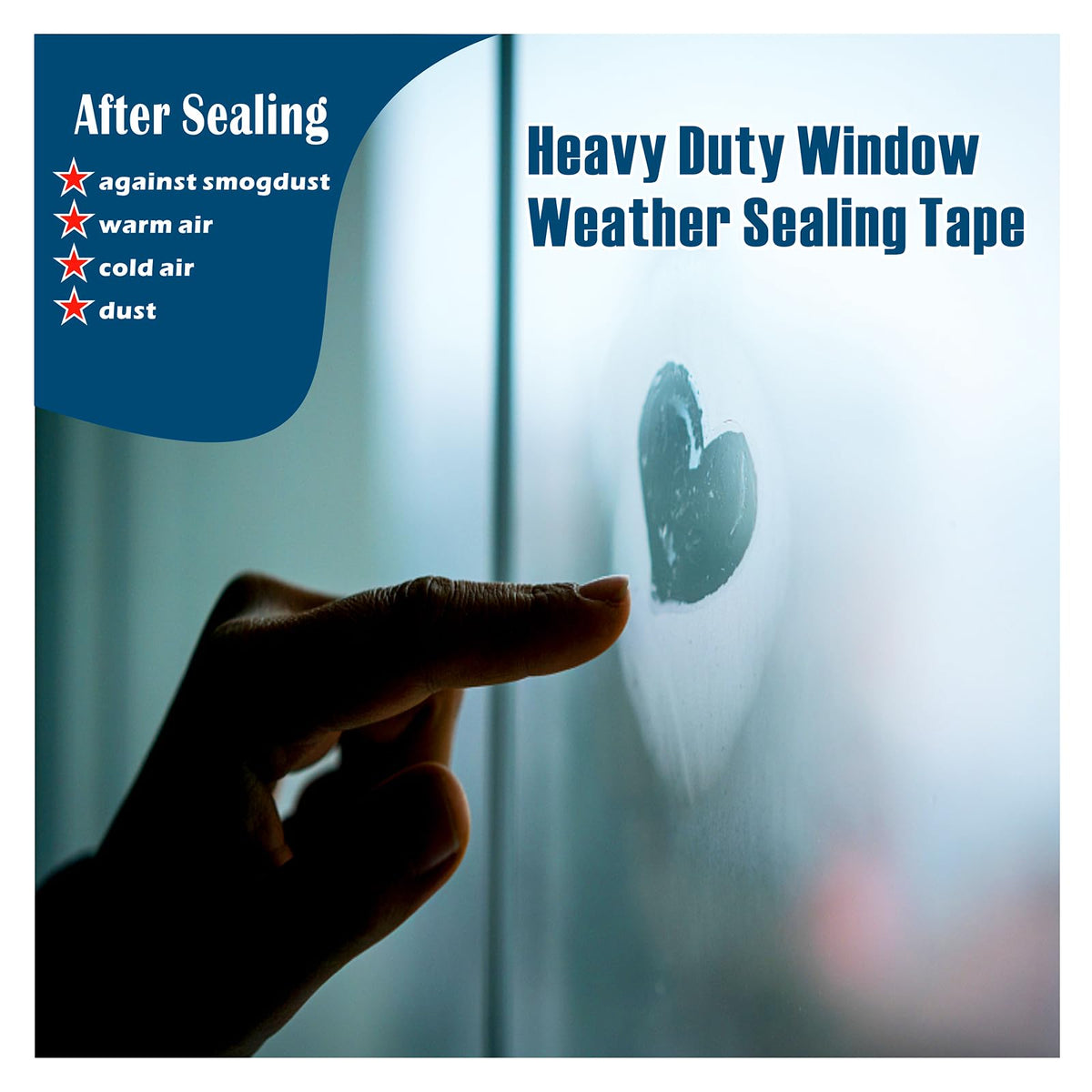 Transparent Window Weather Sealing Tape (85 Foot)