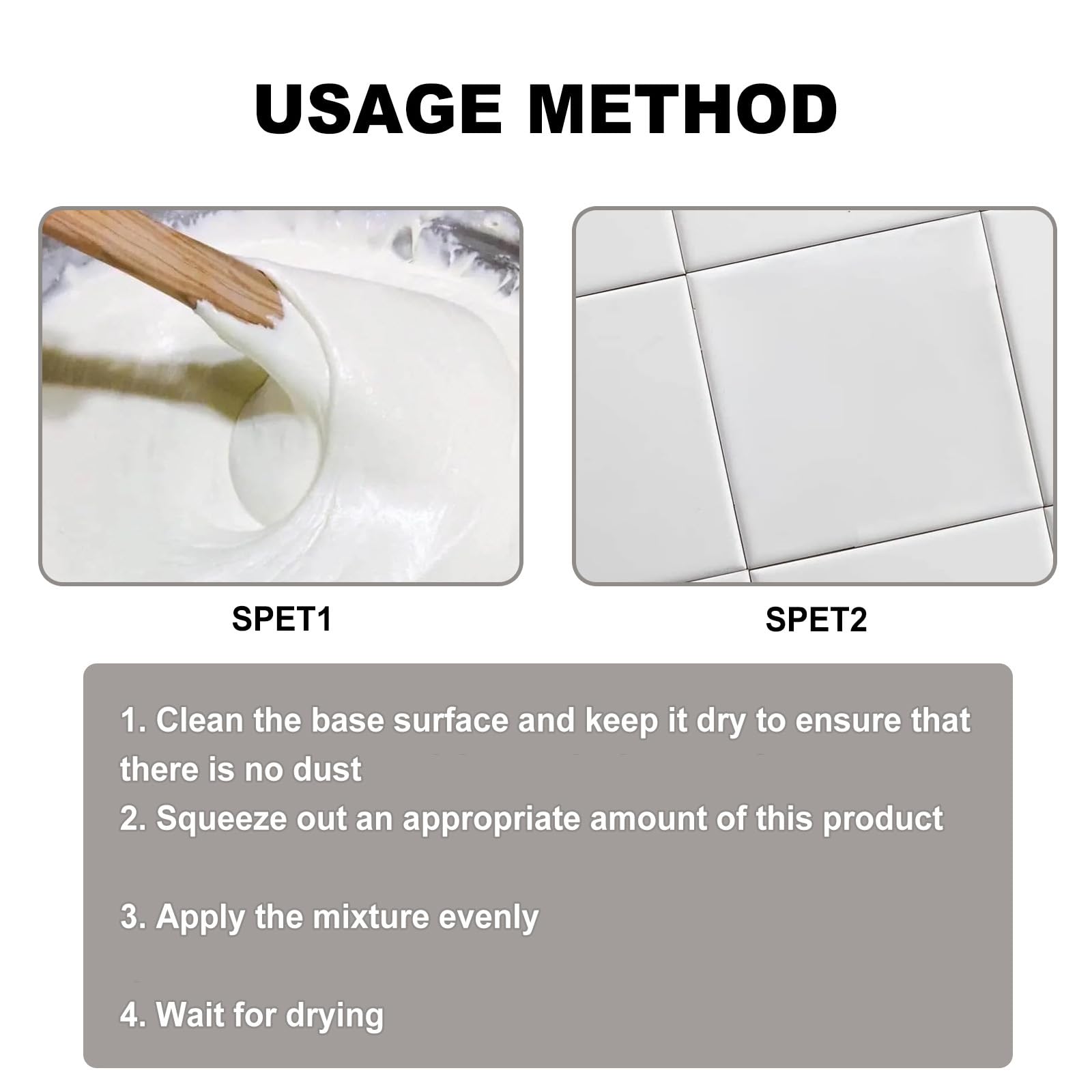 Tile and Ceramic Glaze Repair Paste