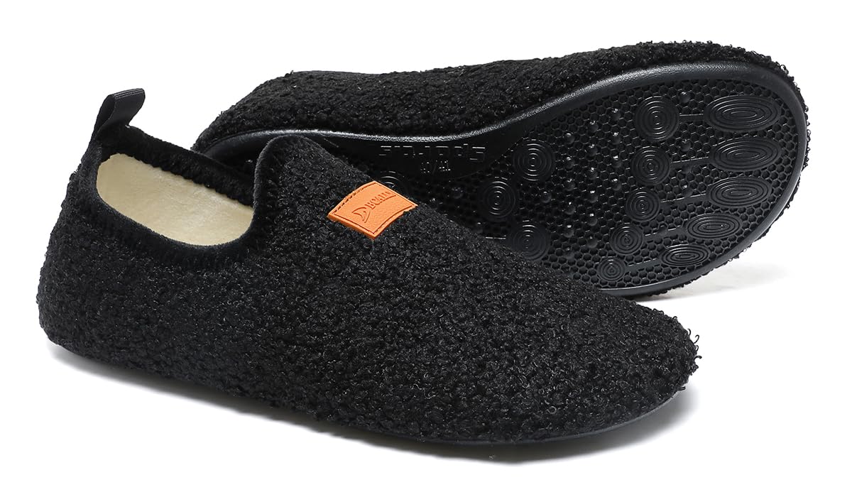 Adult Indoor House Slippers Socks Travel Lightweight Comfort Non Slip Grip House Floor Home Shoes for Women Men