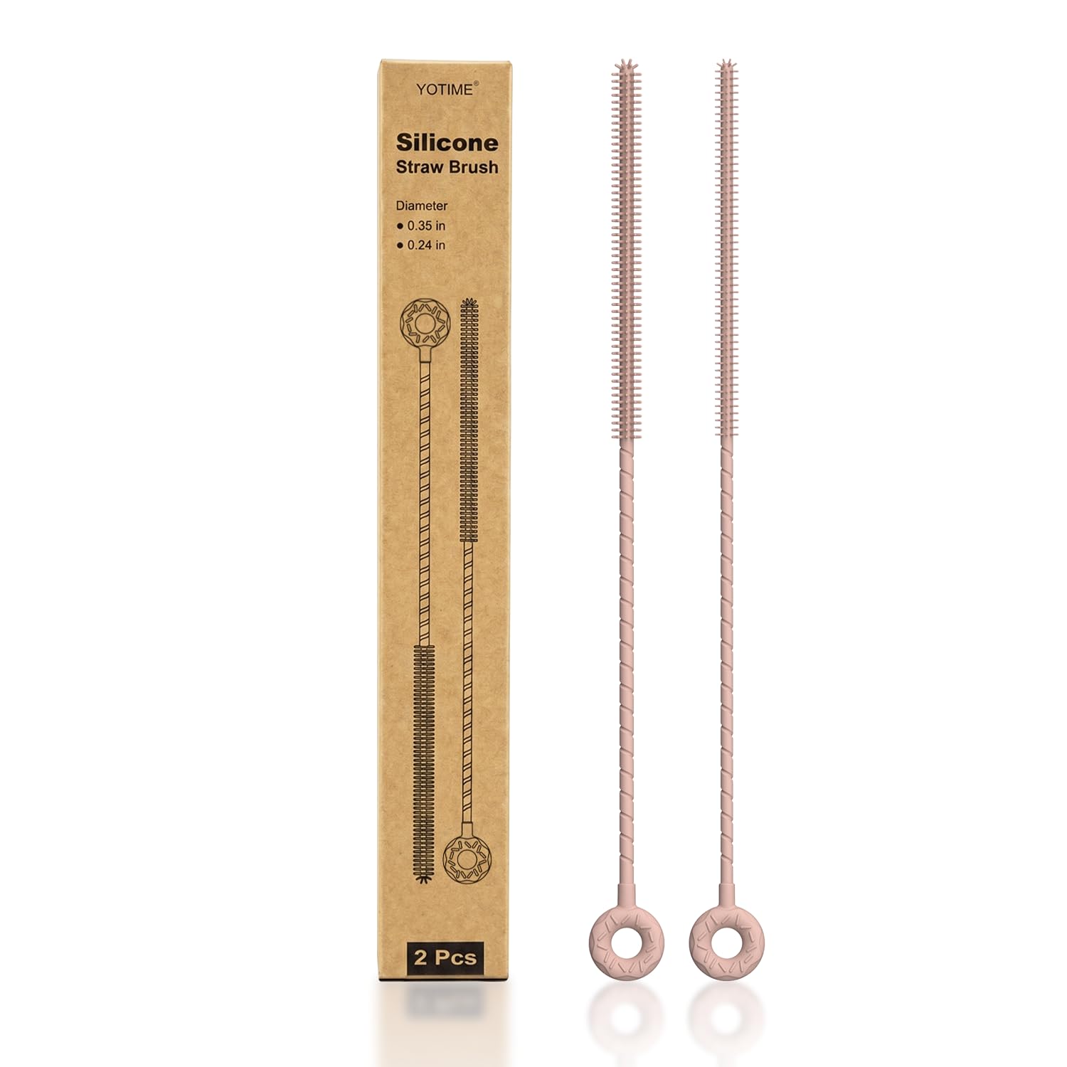 Silicone Straw Cleaner Brush