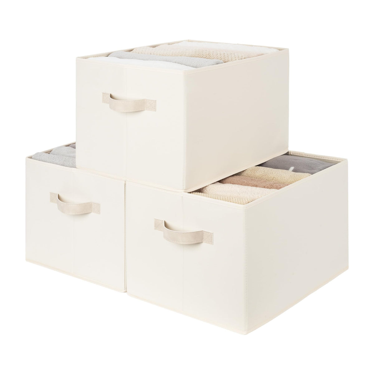 Closet Storage Bins (3 Count)