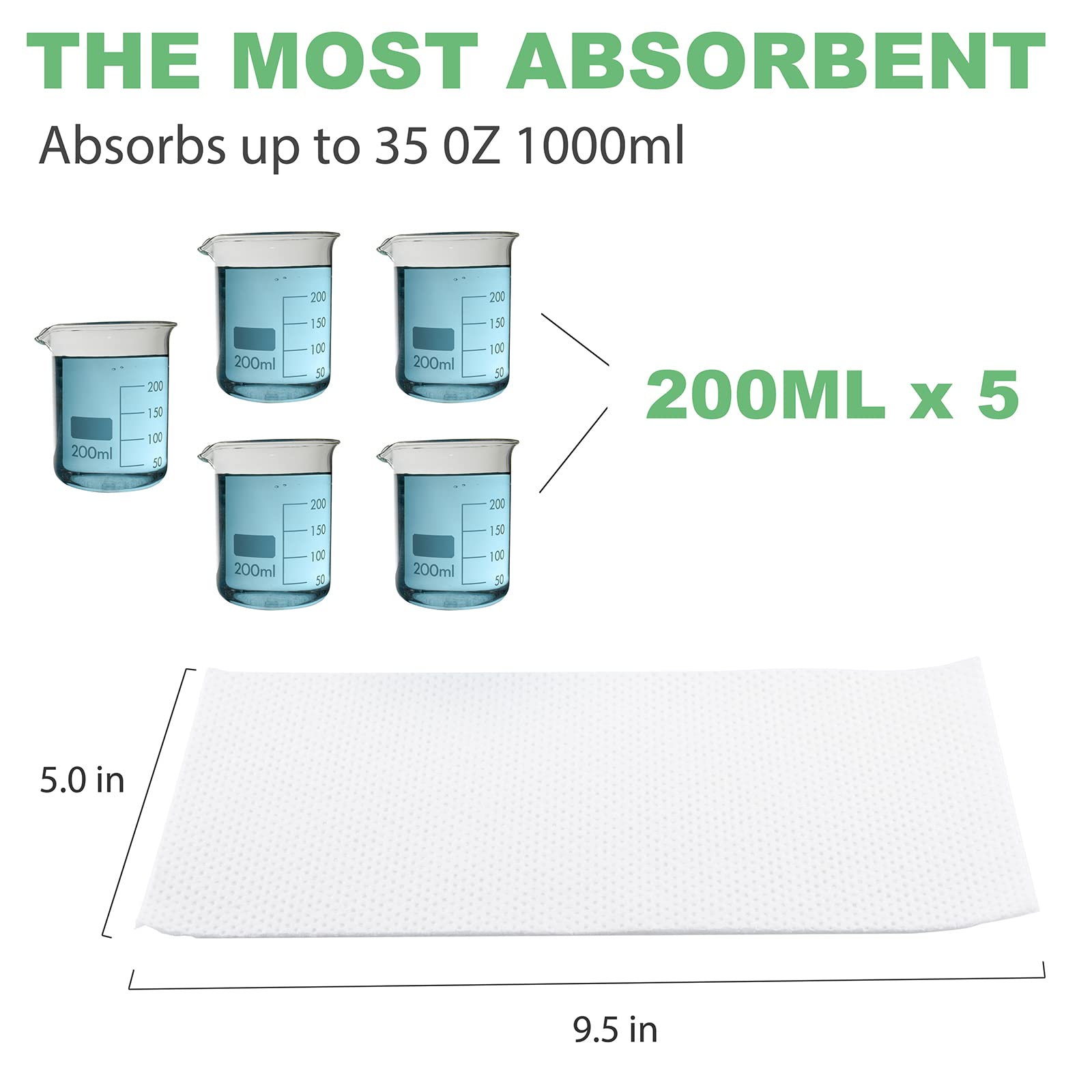 Super Absorbent Commode Pads (100 Count)