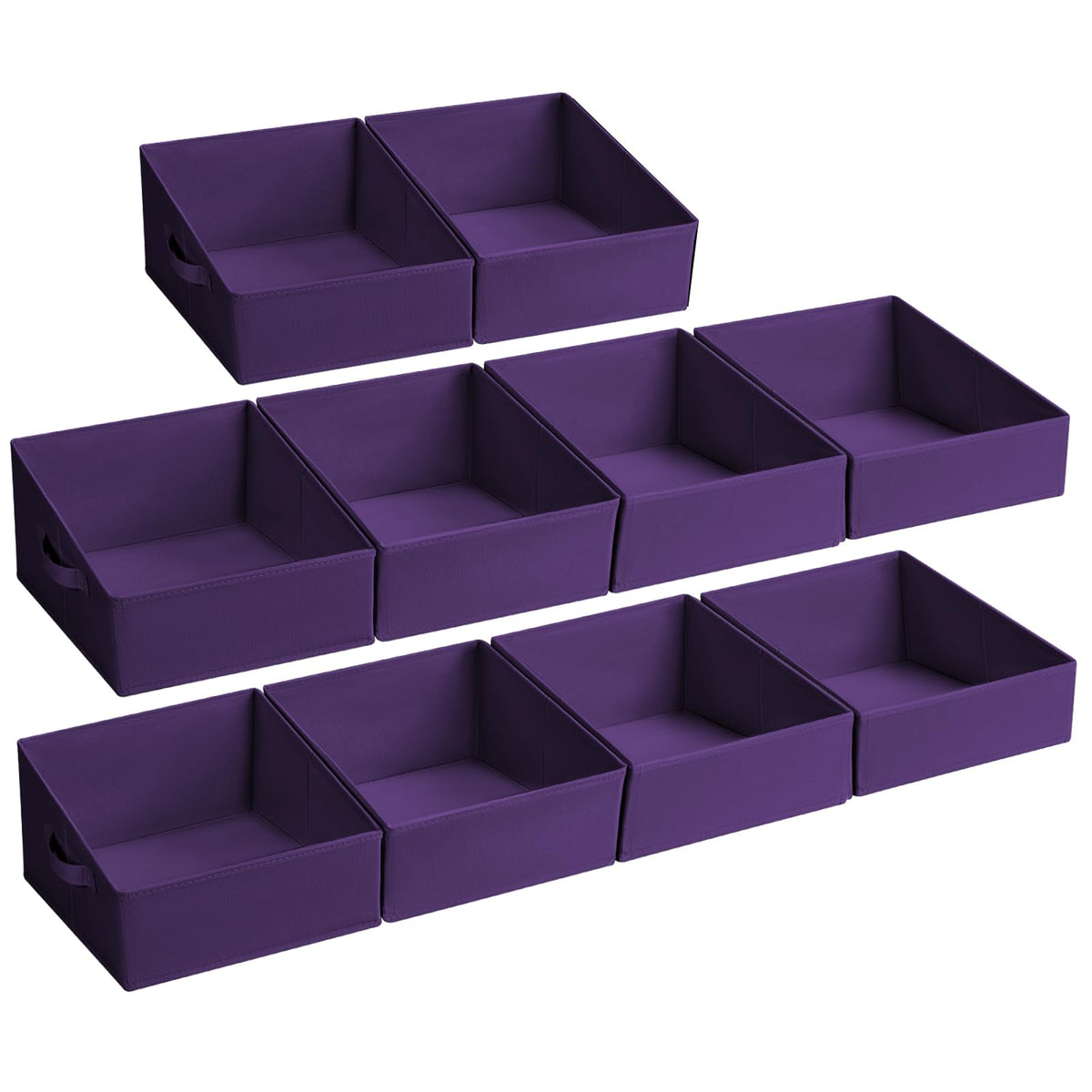 Closet Storage Bins 10 Pack (10 Count)