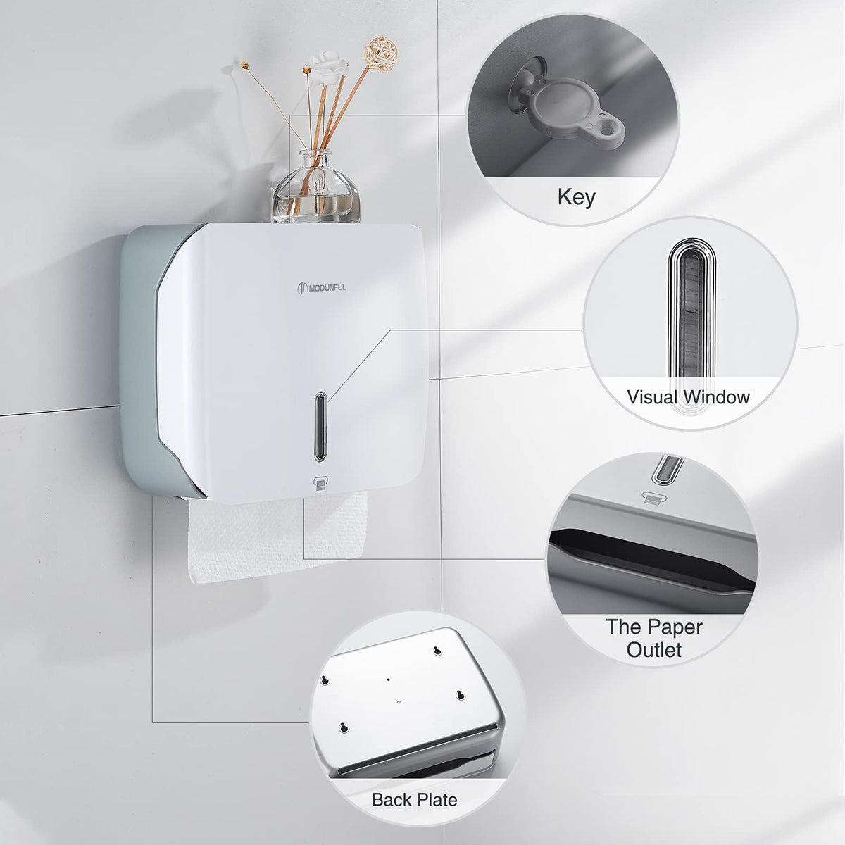 Paper Towel Dispenser Wall Mount