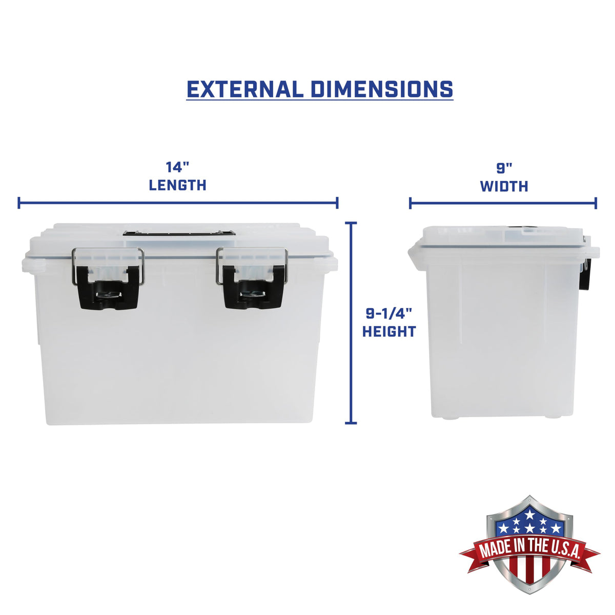 12763 XL Transparent Storage Bins With Lids