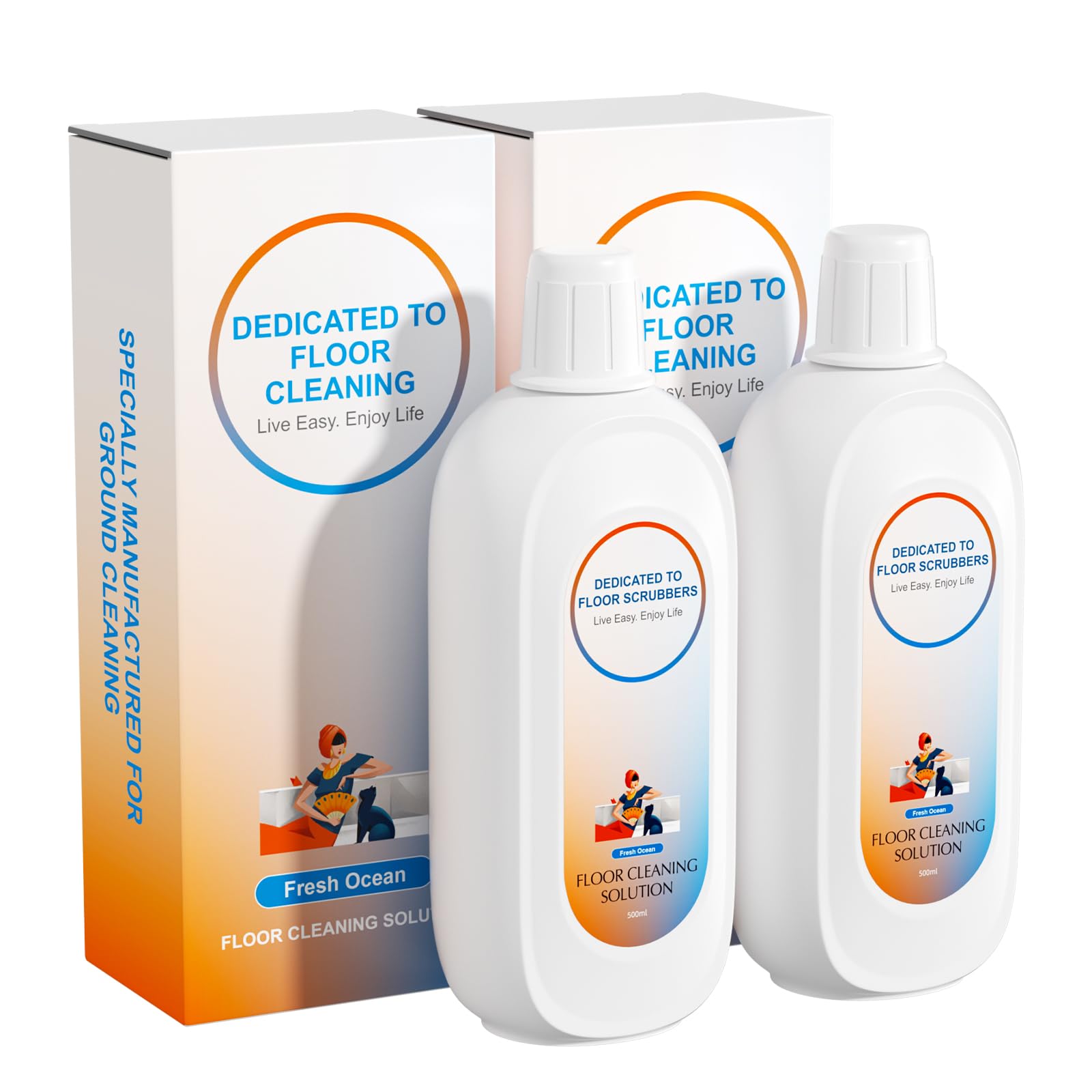 Floor Cleaning Solution Compatible With Tineco (35.27 Fl Oz)