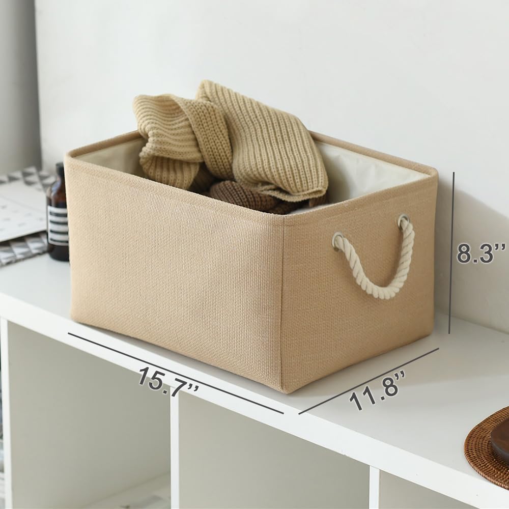 Organization and Storage Bin for Shelves (3 Count)