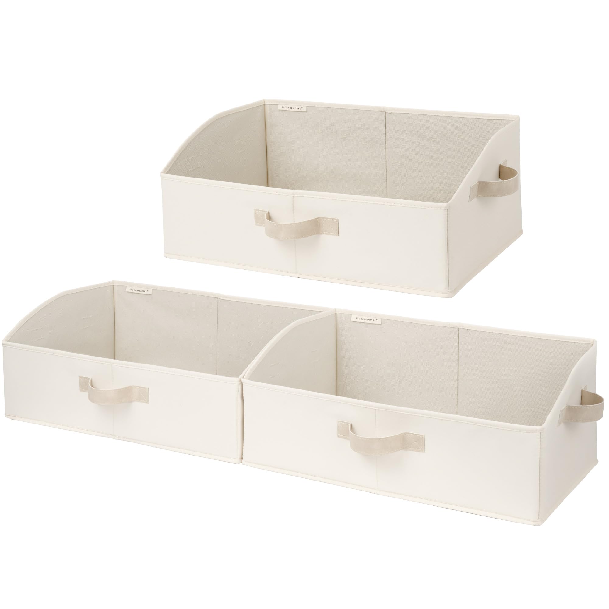 Closet Storage Bins Trapezoid (3 Count)