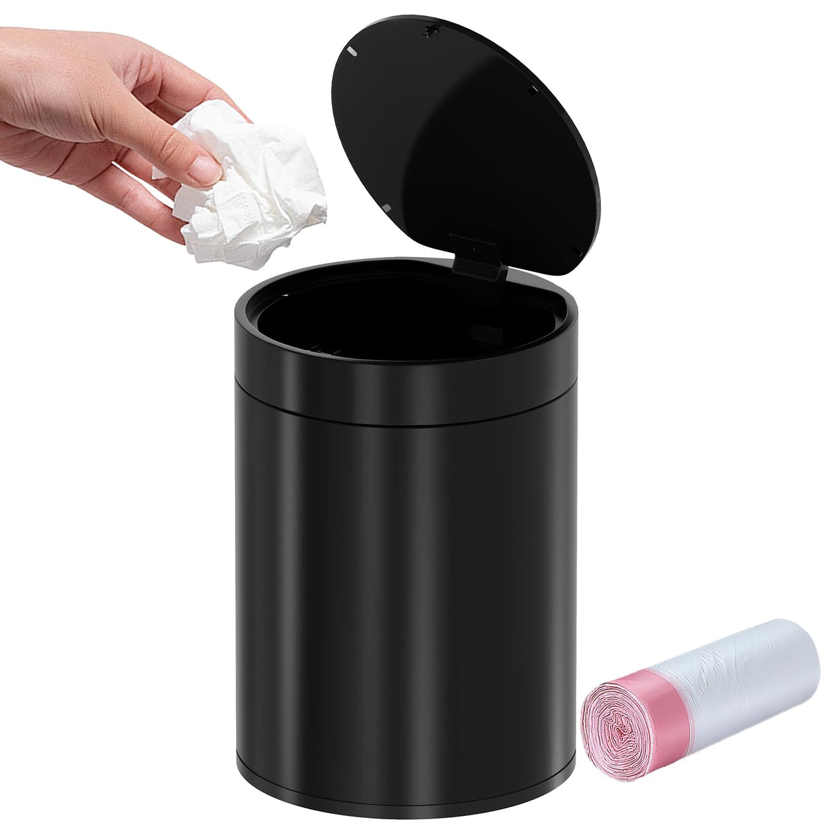 Desktop Trash can with Lid