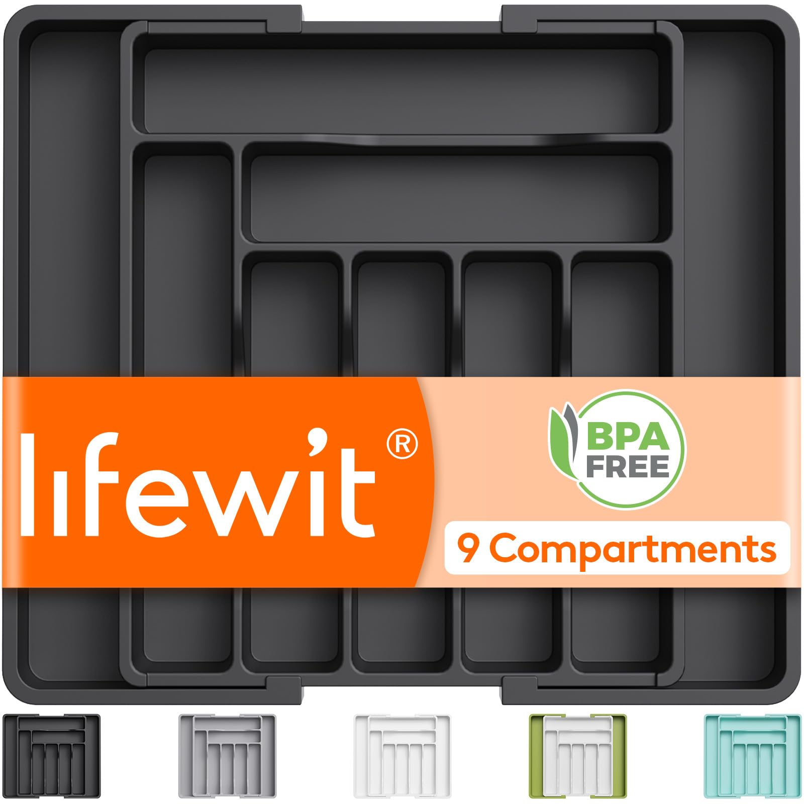 Utensil Organizer for Kitchen Drawer