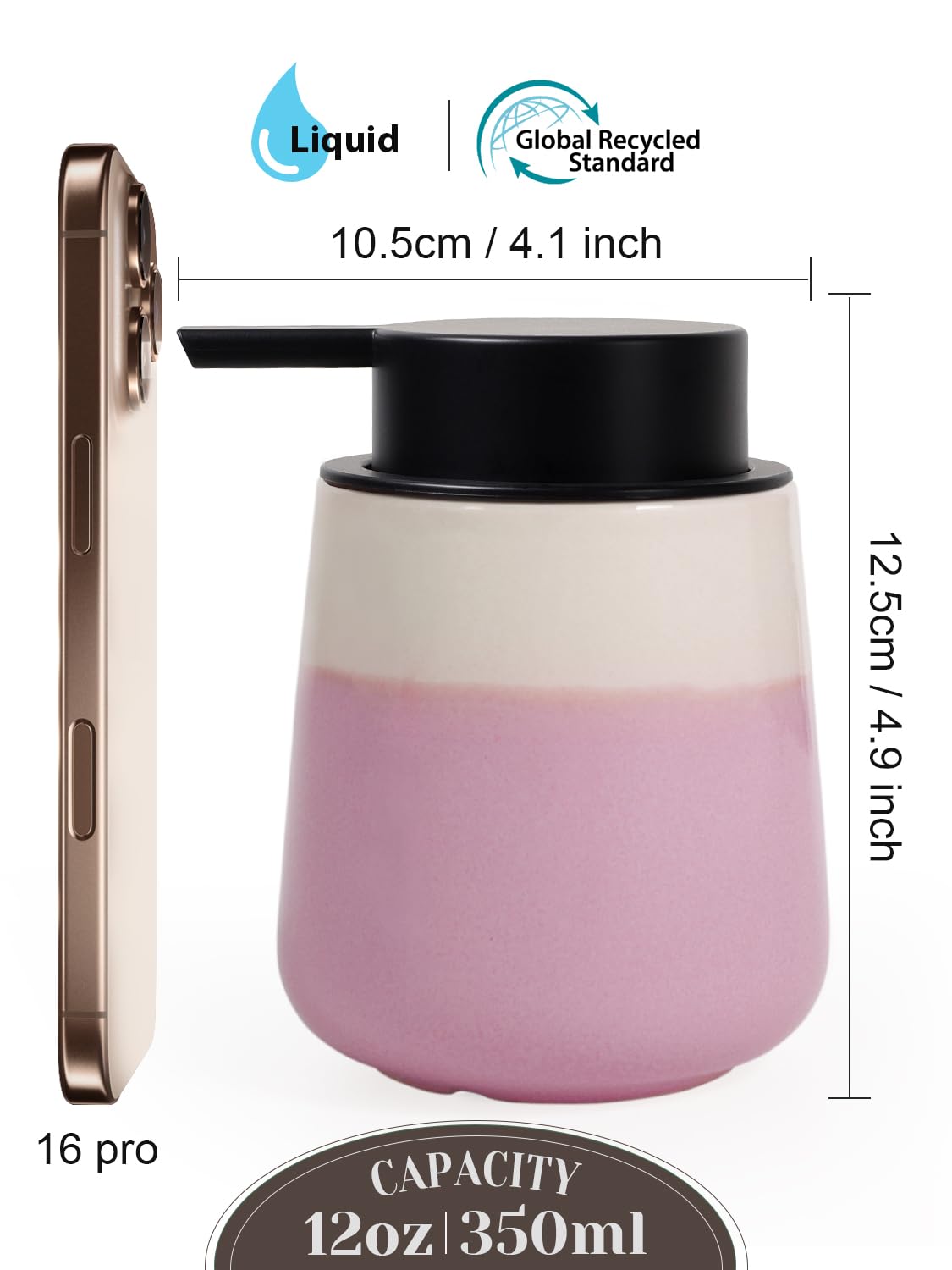 Ceramic Hand Soap Dispenser