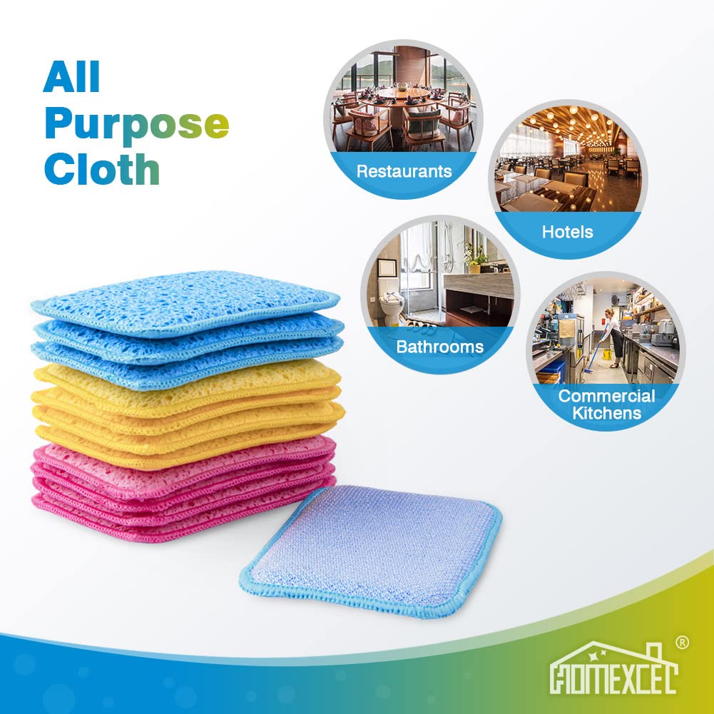 12PK Scrub&Wipe Cloths (12 Count)