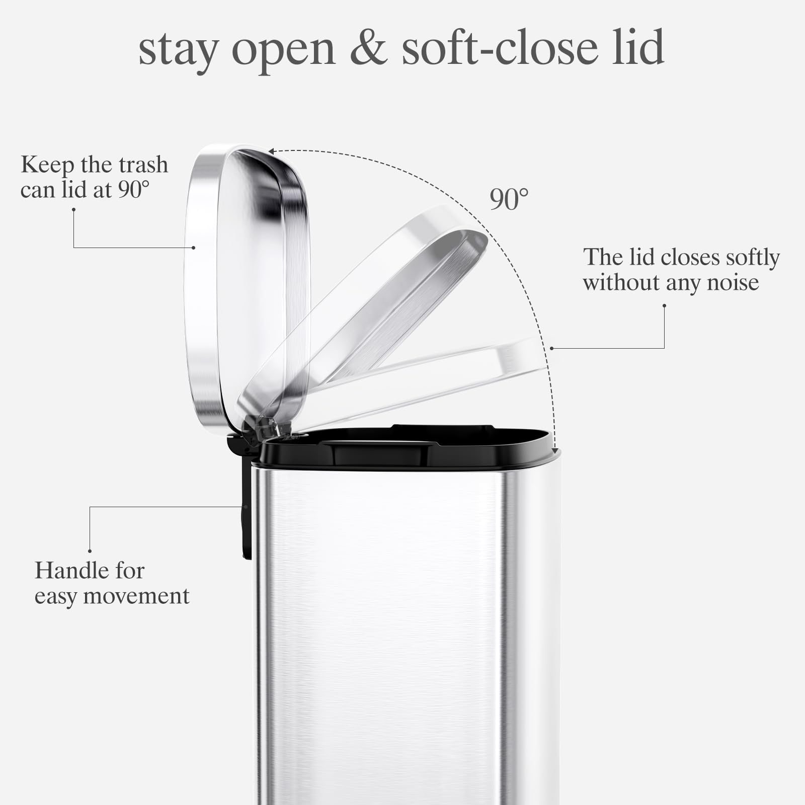 8 Gallon 30L Step Kitchen Trash Can