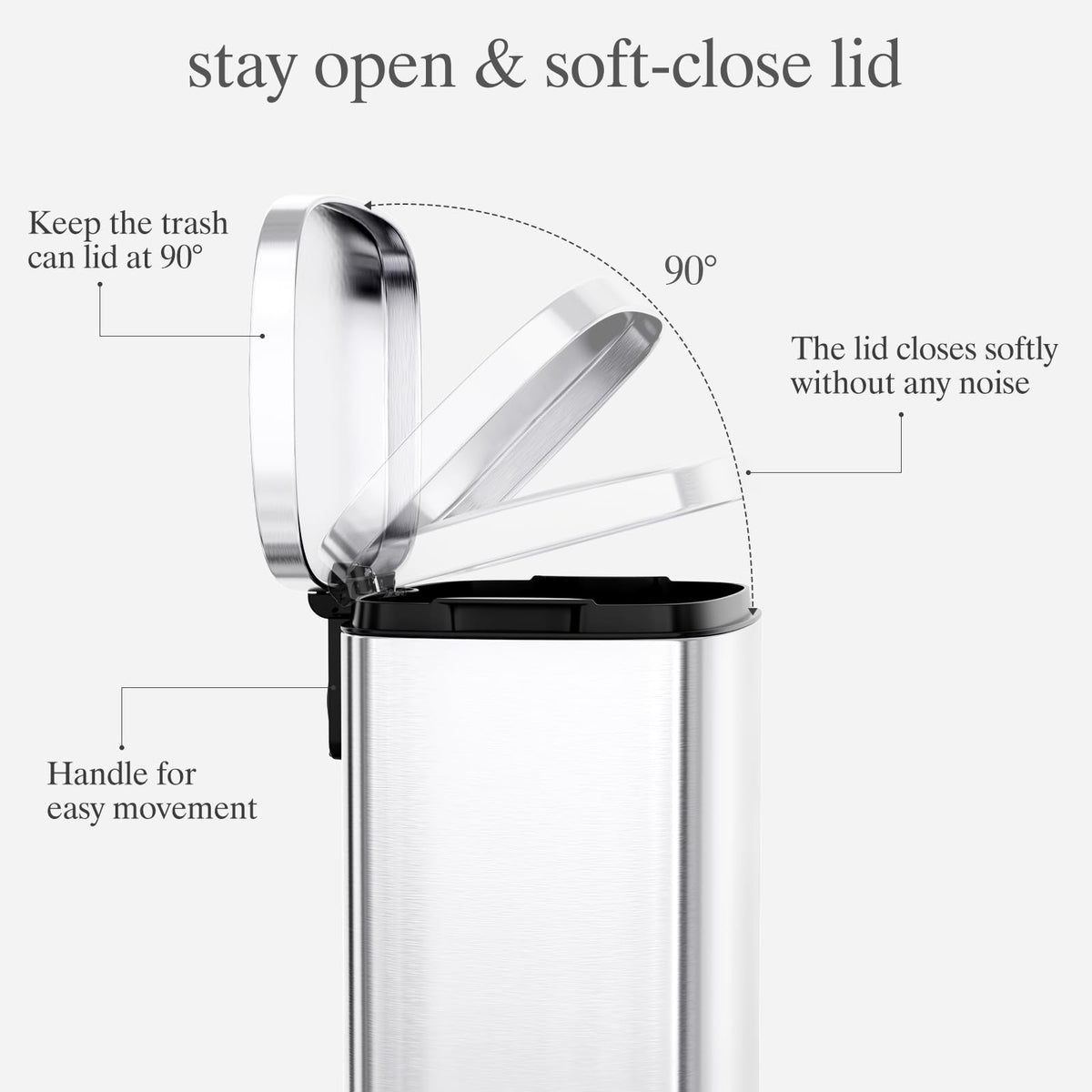 8 Gallon 30L Step Kitchen Trash Can