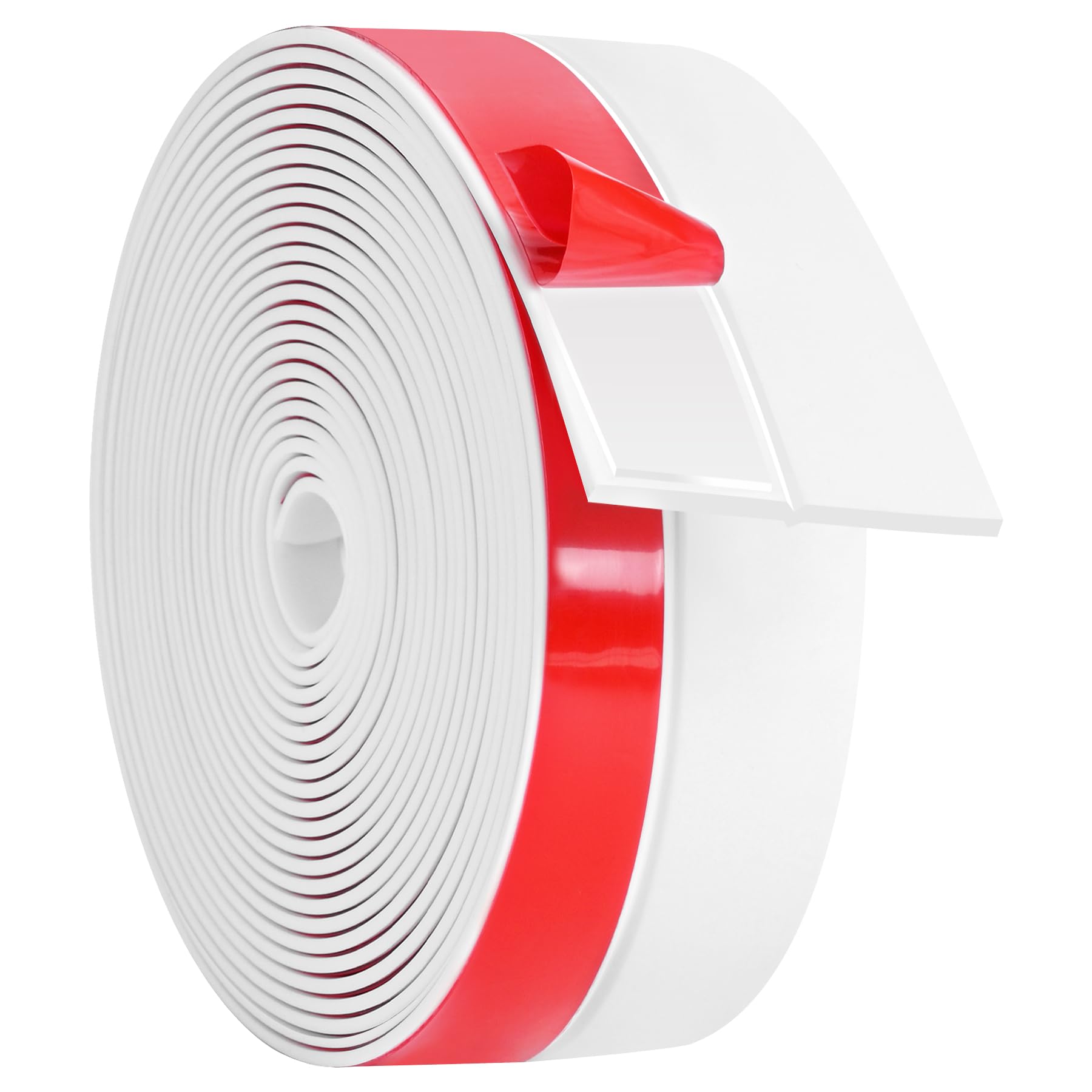 Weather Stripping Silicone Door Seal Strip 3 in x 40 ft Door Draft Stopper Self Adhesive Door Draft Tape (40 Foot)