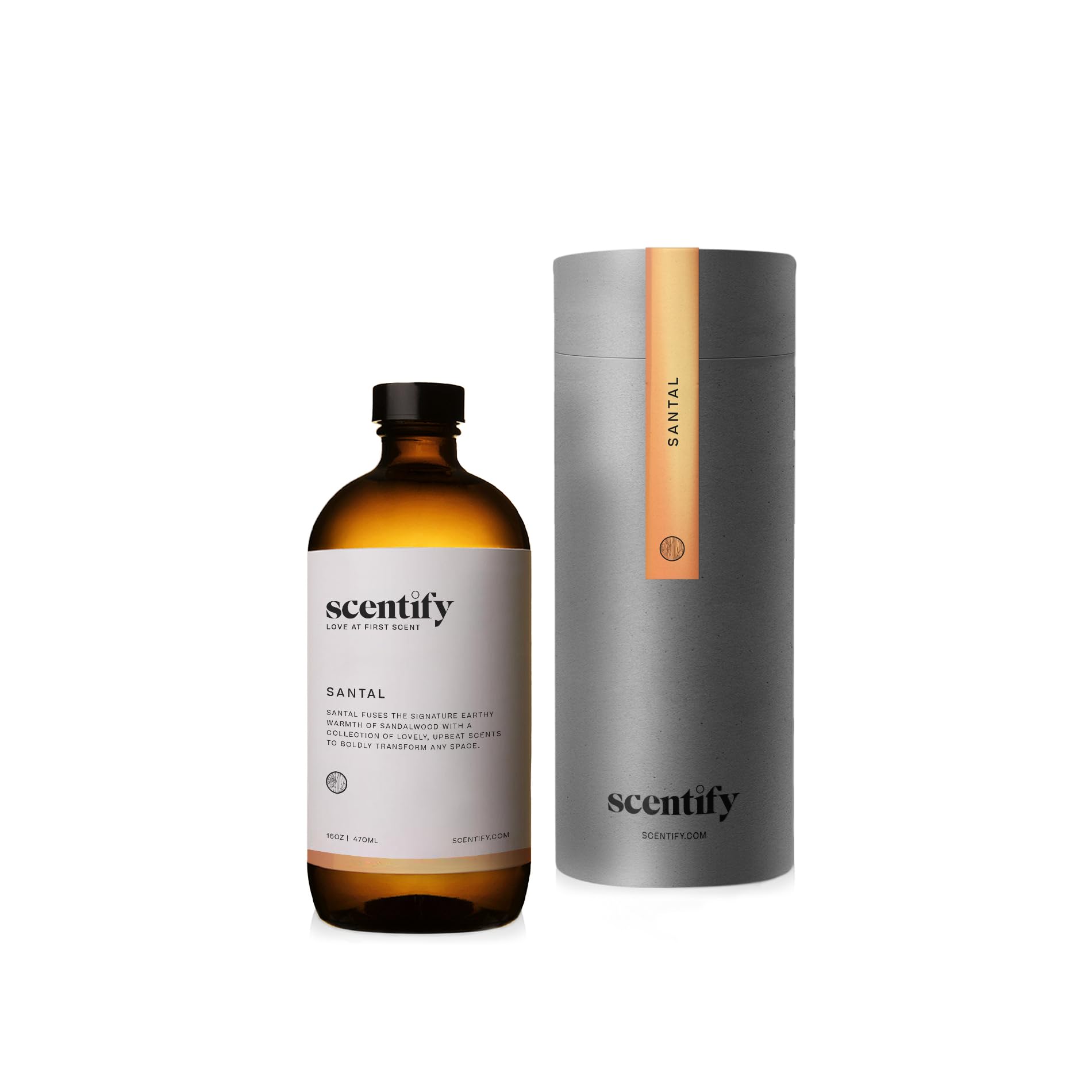 Santal Aroma Oil Refill Scent for Oil Diffusers (16 Fl Oz)