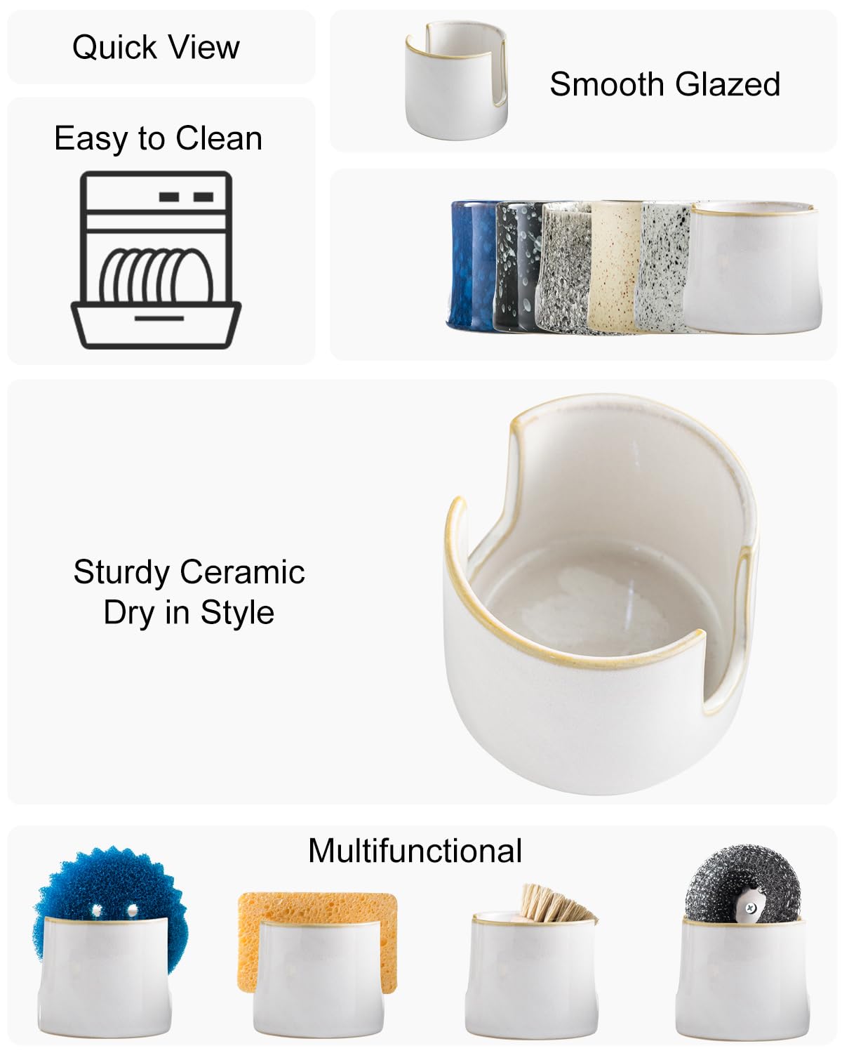 Sponge Holder for Kitchen Sink