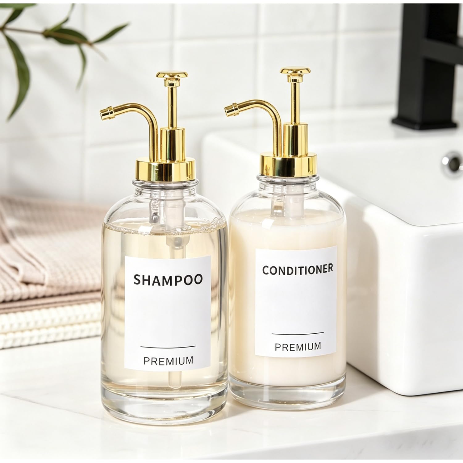 Dish Soap Dispenser for Kitchen (2 Count)