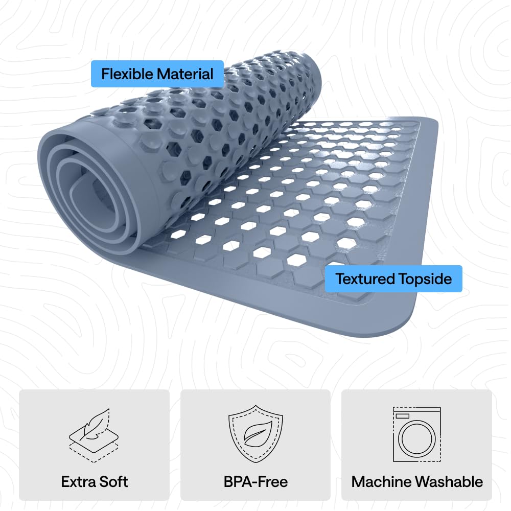 Patented Square Shower Stall Mat