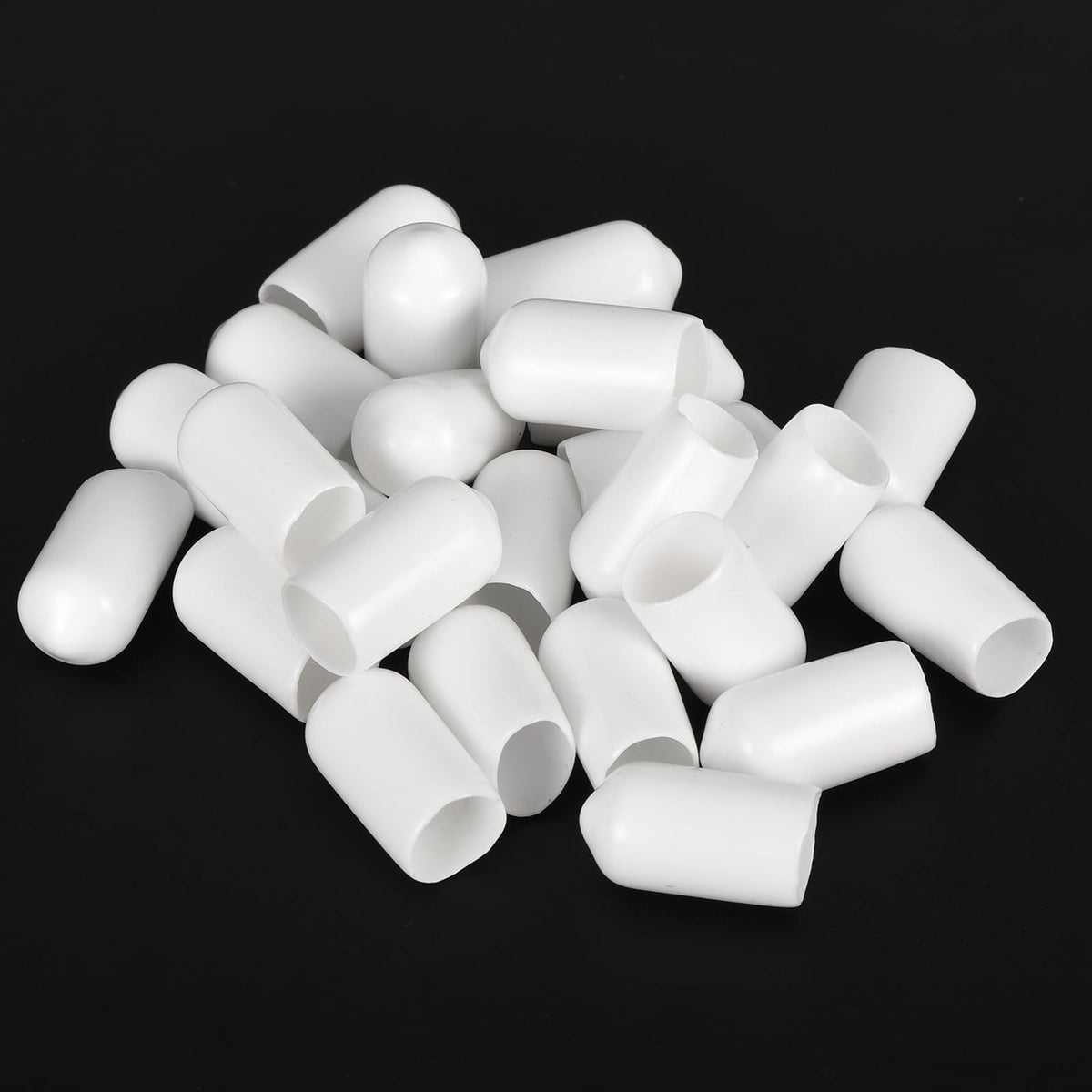 20pcs Rubber End Caps 8mm