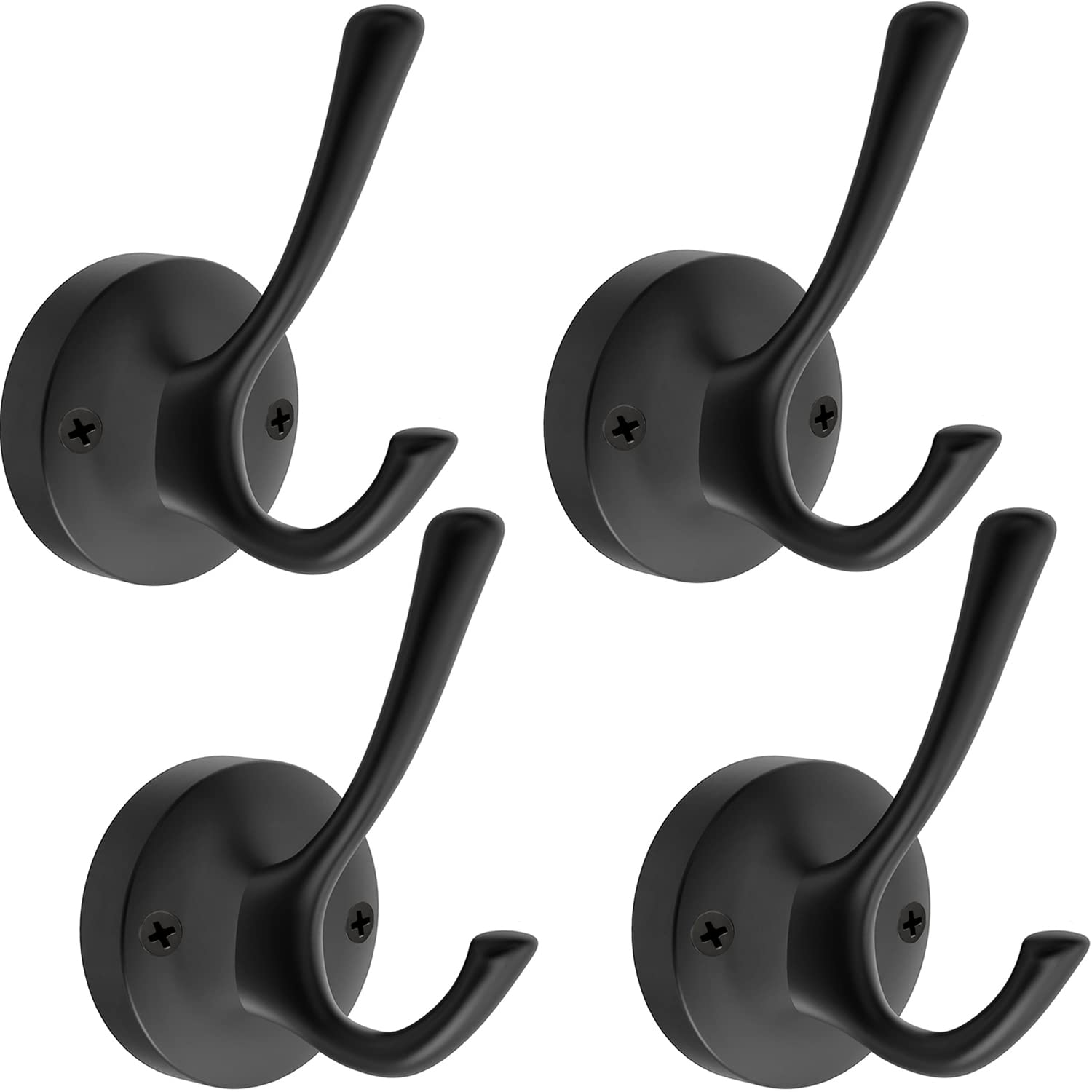 Matte Black Wall Hooks
