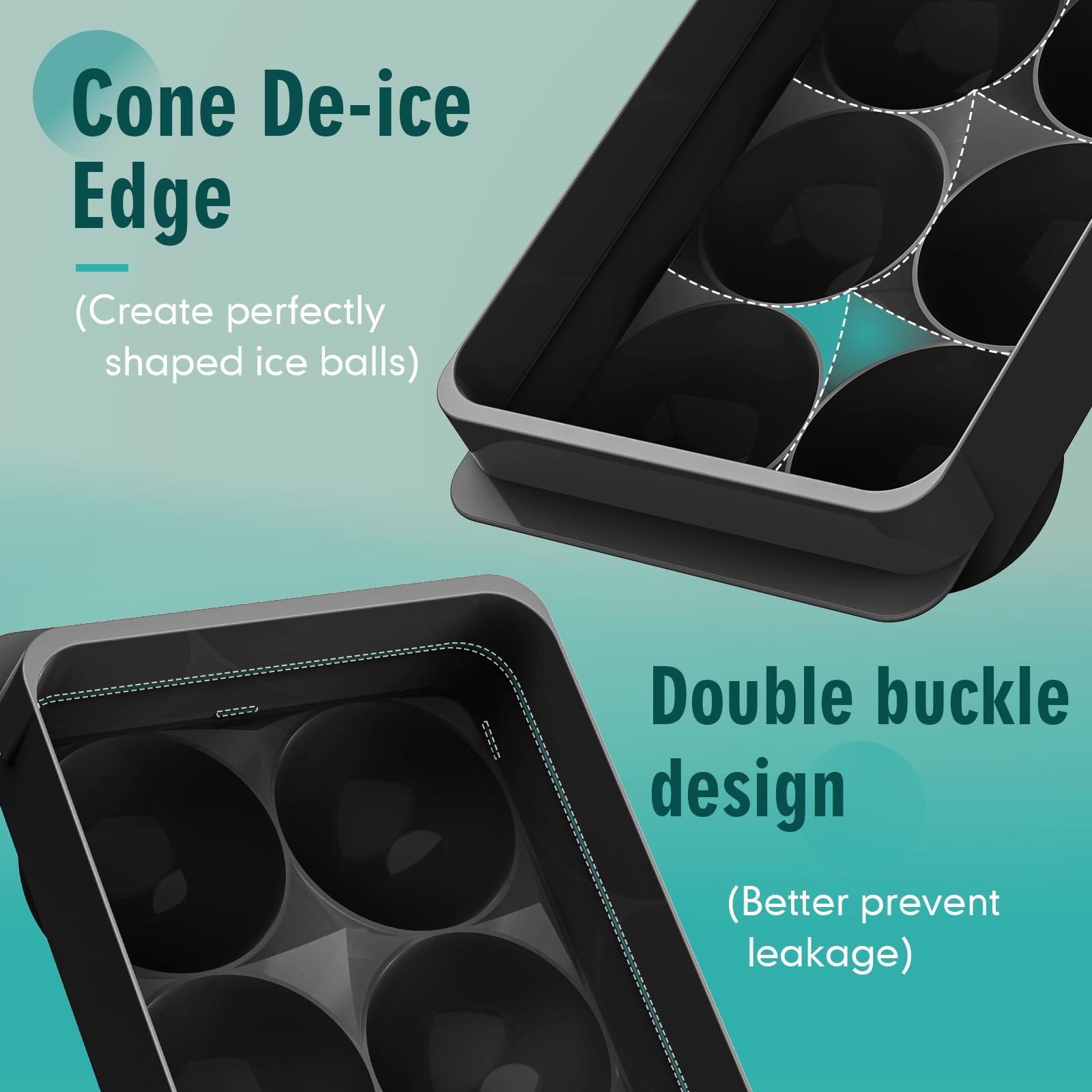 1.9 Inch Large Ice Cube Molds (13.92 Ounce)