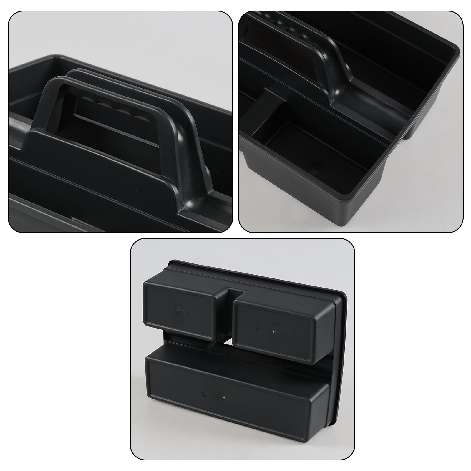 6 Pack Plastic Cleaning Caddy with Handle (6 Count)
