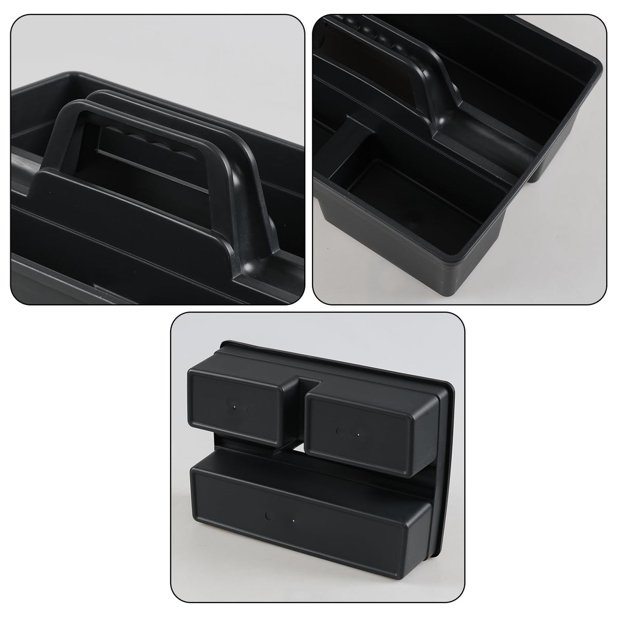 6 Pack Plastic Cleaning Caddy with Handle (6 Count)