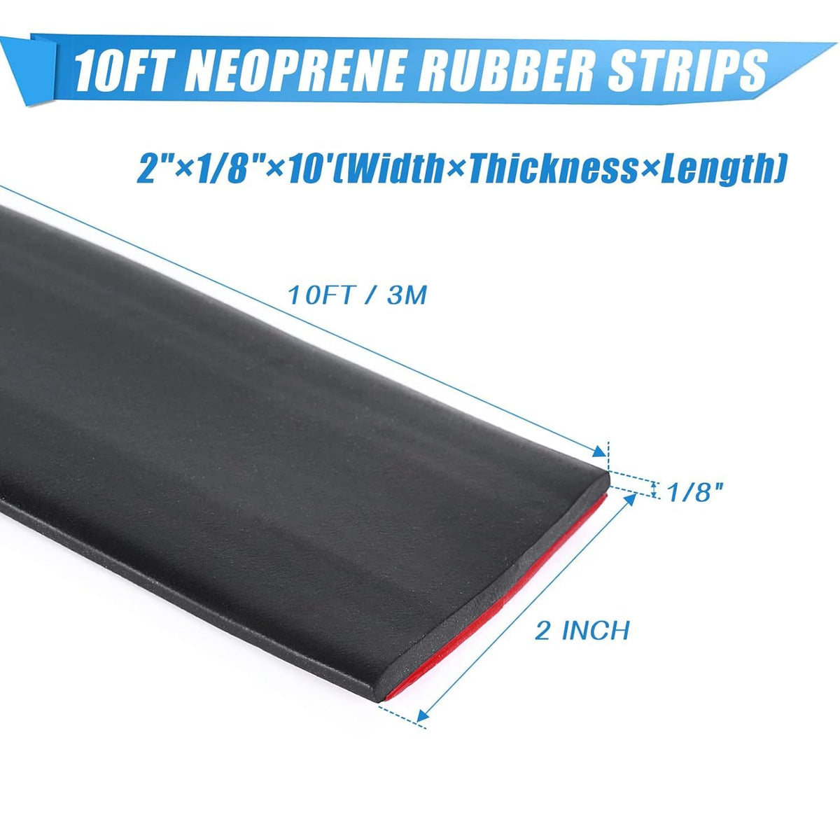 Adhesive Rubber Strips Neoprene Rubber Sheets