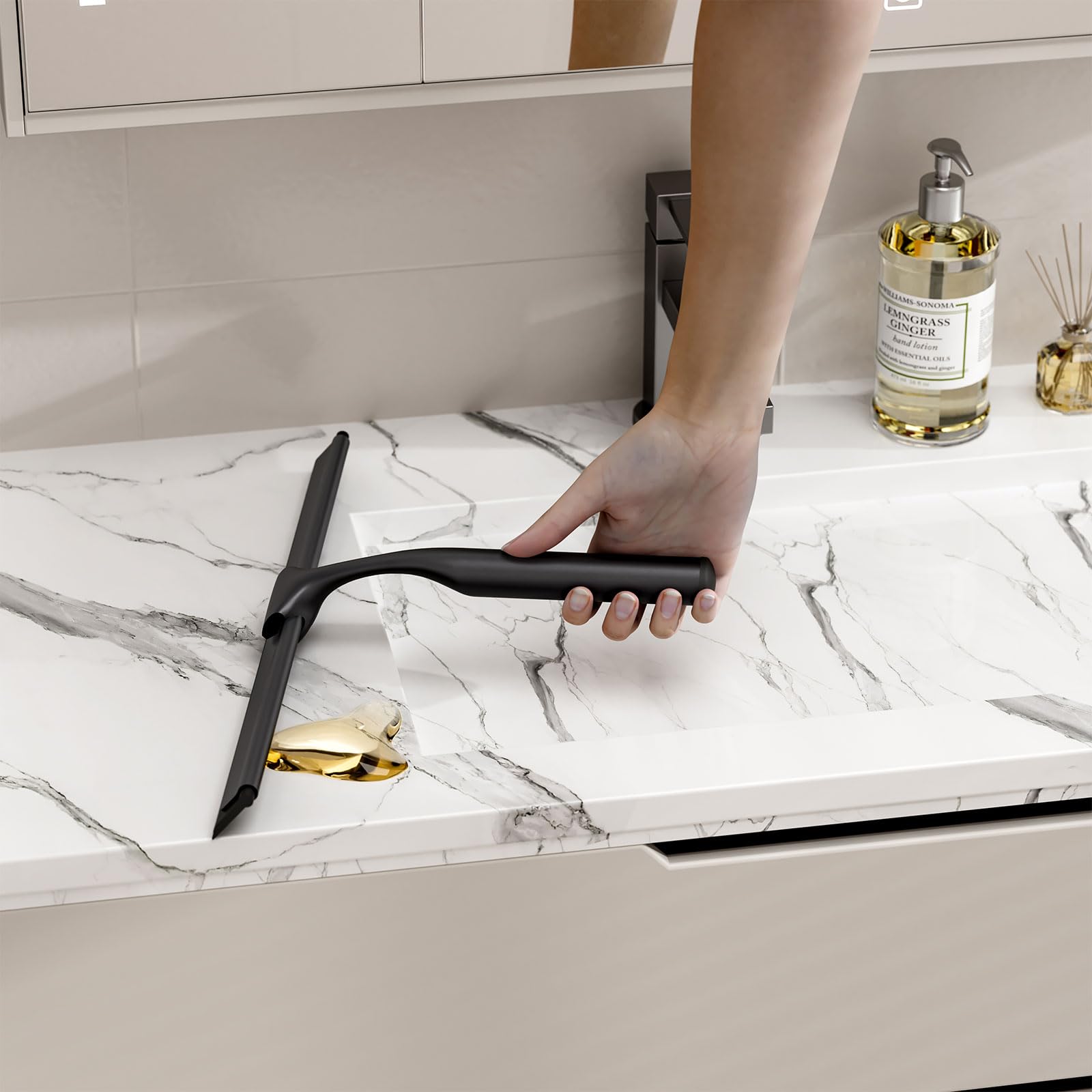 Stainless Steel Shower Squeegee for Glass Doors