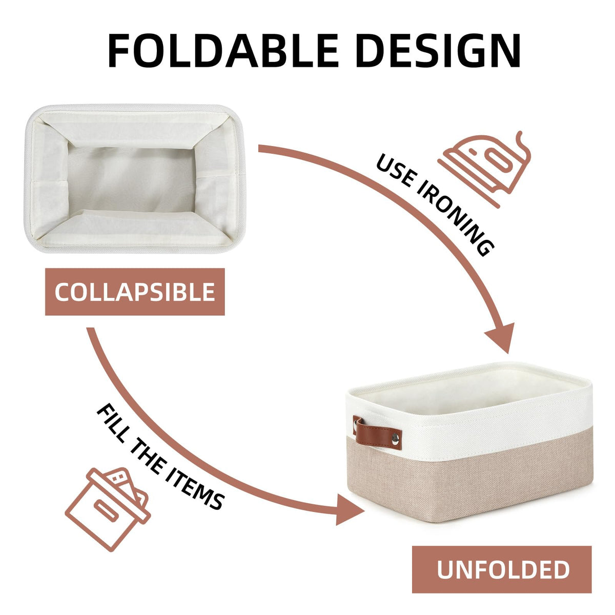 Collapsible Fabric Storage Bins (2 Count)