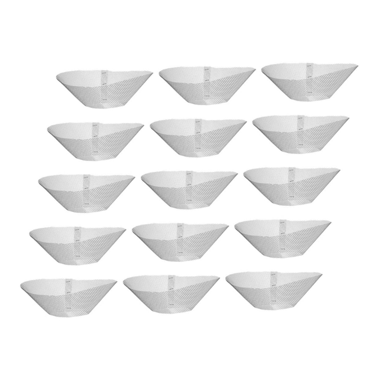 15 Pack Range Hood Filters 7.67 X 7.67 X 2.95 in Bowl