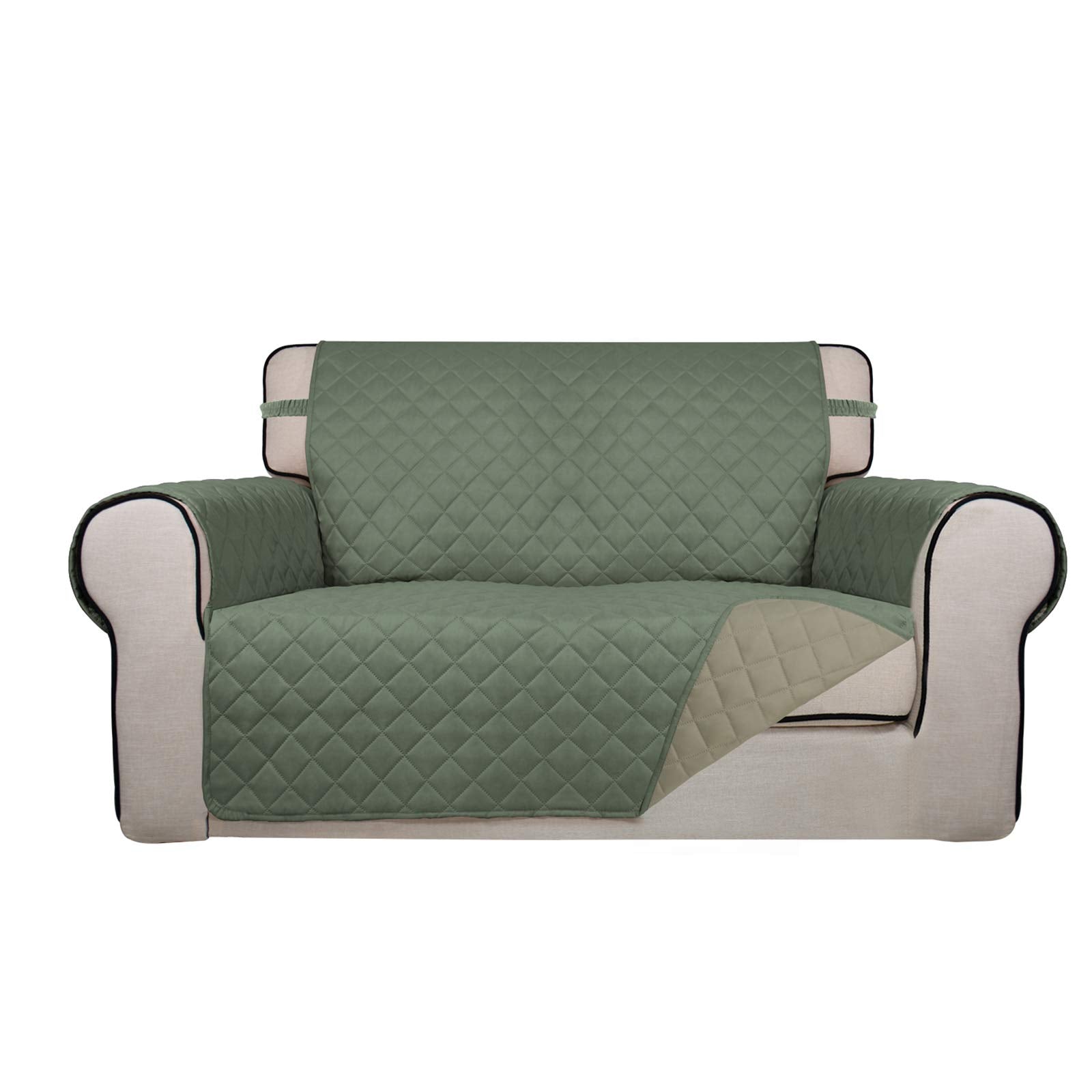 Reversible Quilted Couch Covers for Dogs Loveseat Sofa Cover 46.5”