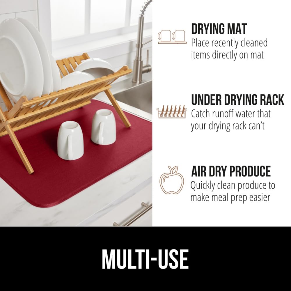 Ultra Water Absorbent Microfiber Dish Drying Mat