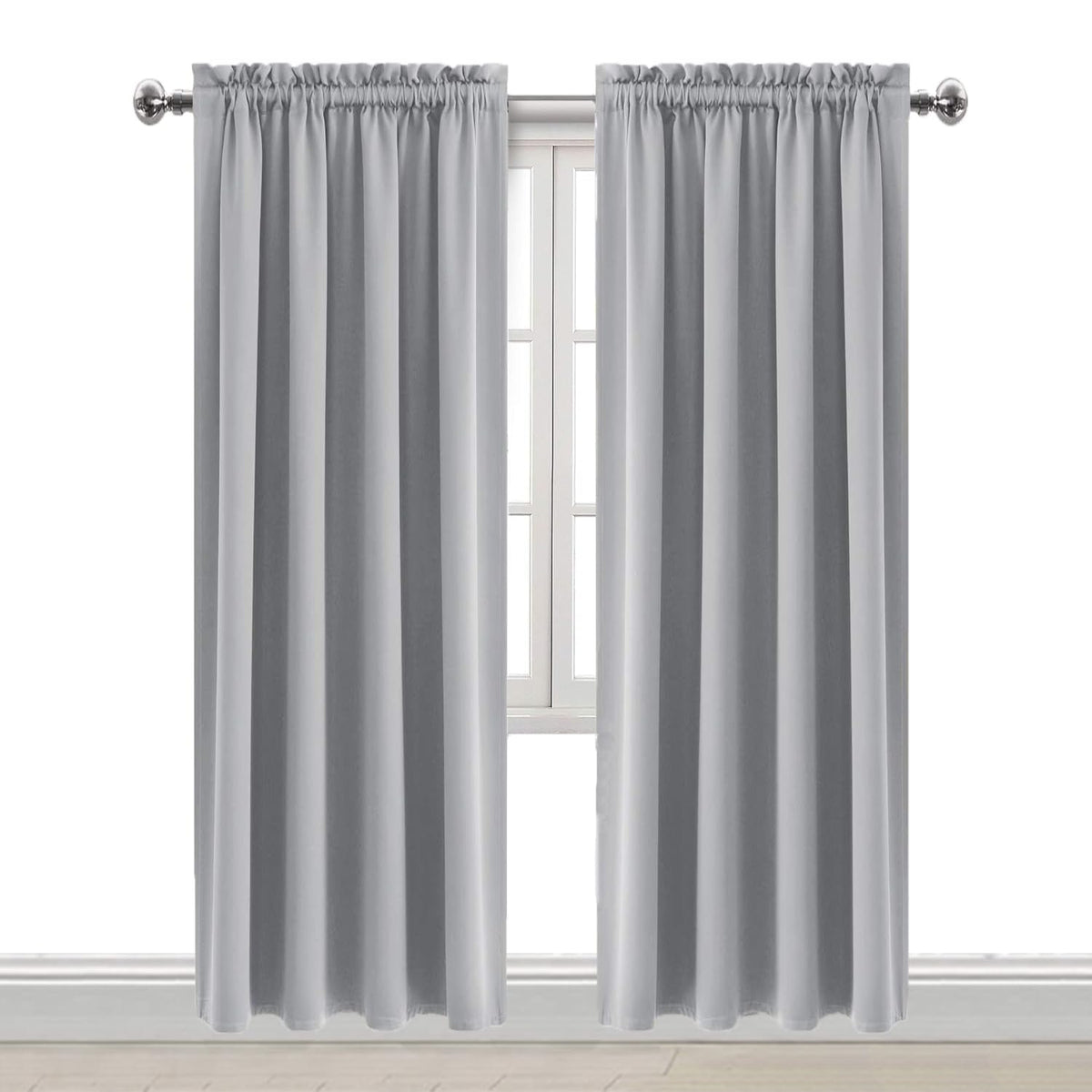 Blackout Curtains for Bedroom Living Room 38 x 84 Inch Long 2 Panels (2 Count)