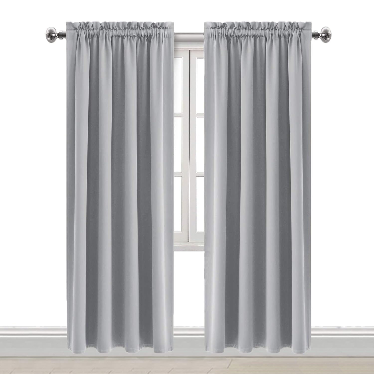 Blackout Curtains for Bedroom Living Room 42 x 84 Inch Long 2 Panels