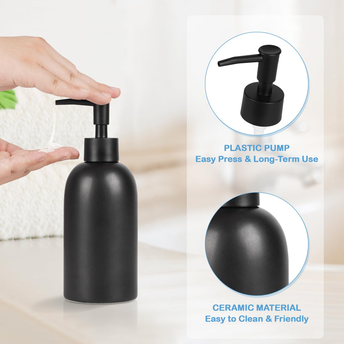 Soap Dispenser for Bathroom