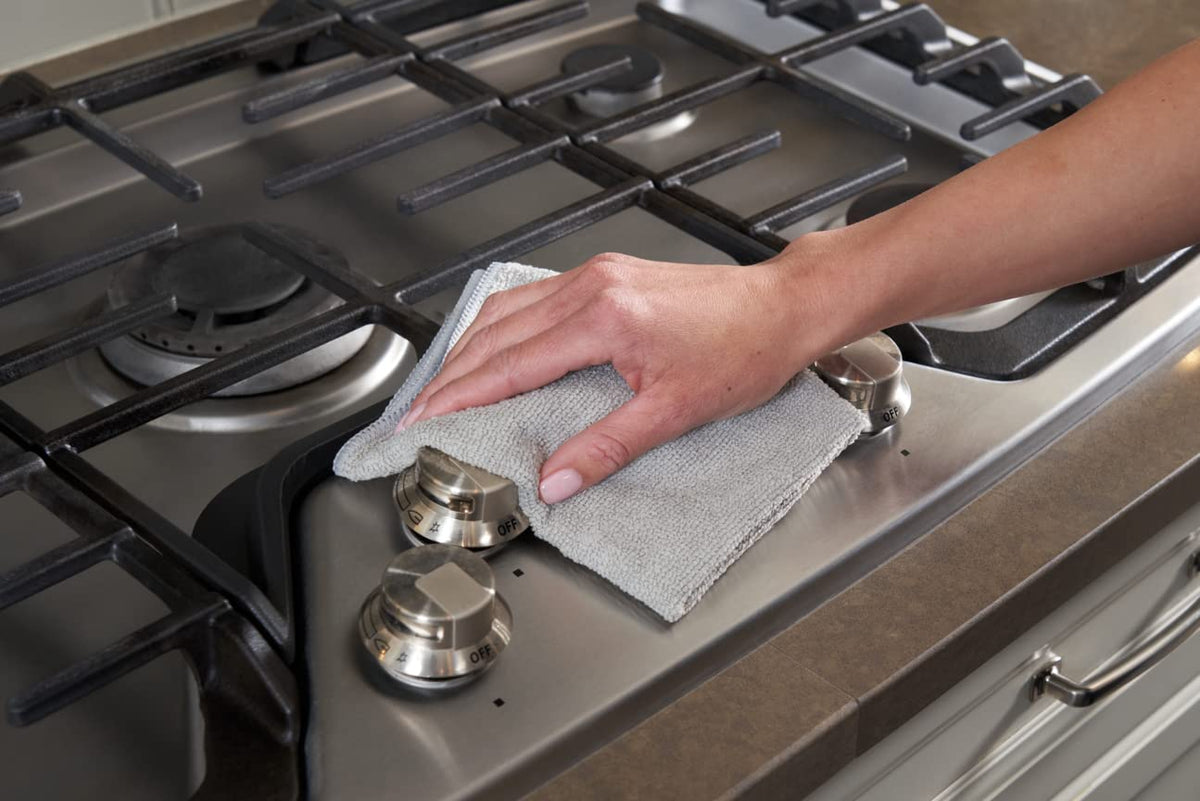 Microfiber Cloth Towels 24 Pack 14"x14" Non (24 Count)