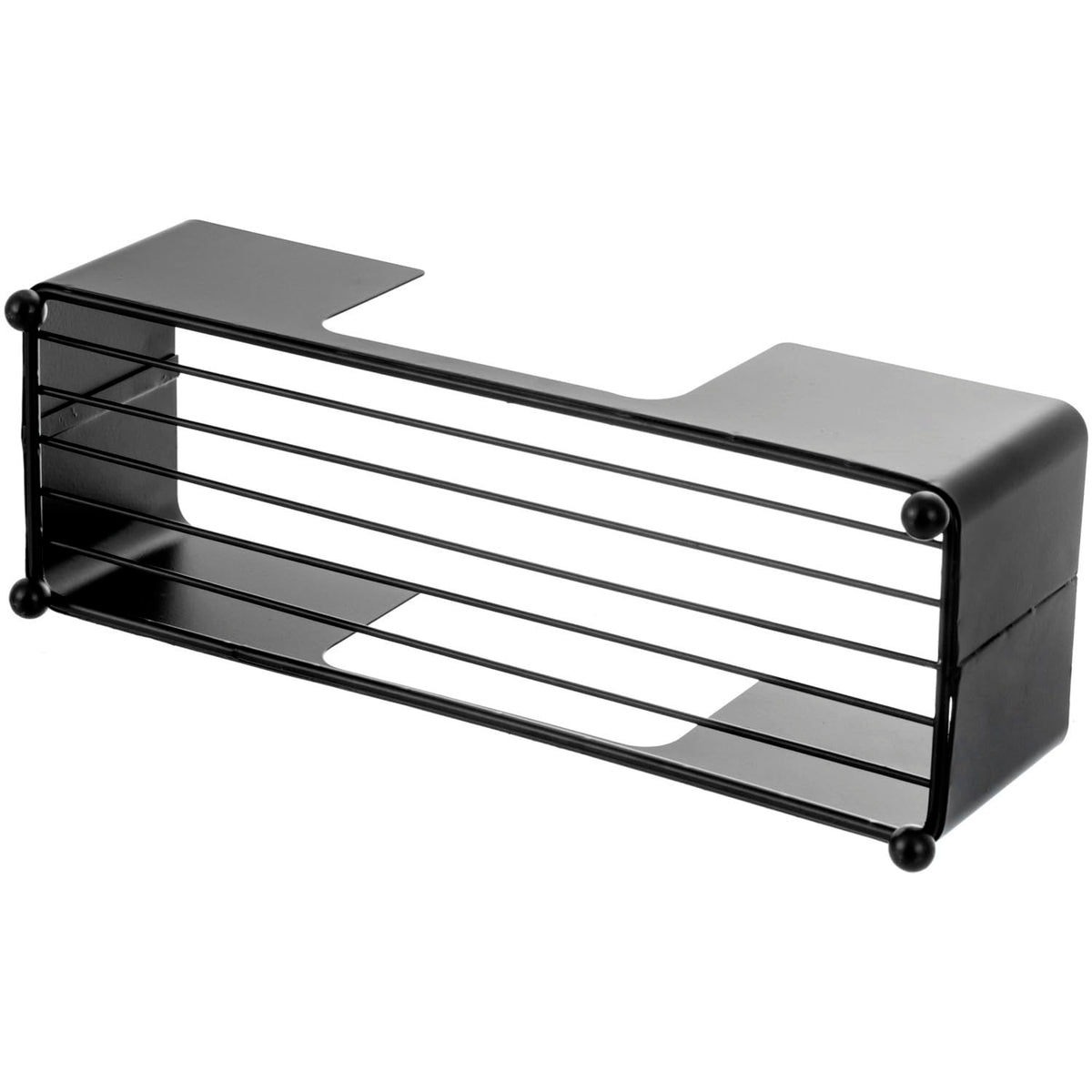 Black Metal Folded Paper Towel Holder Dispenser (2 Count)