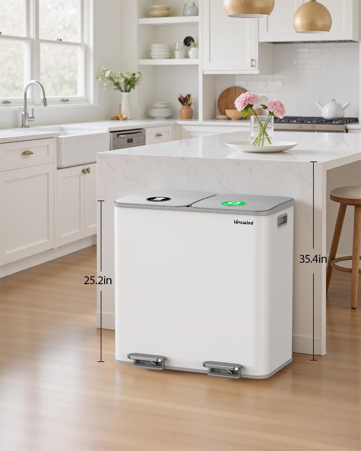 Trash Can 2 x 10.5 Gallon