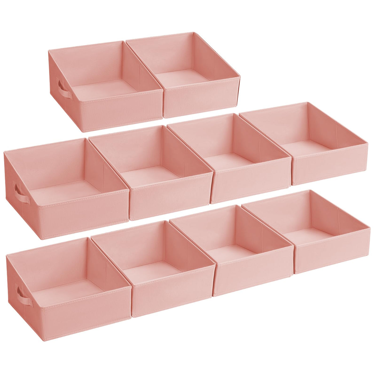 Closet Storage Bins 10 Pack (10 Count)